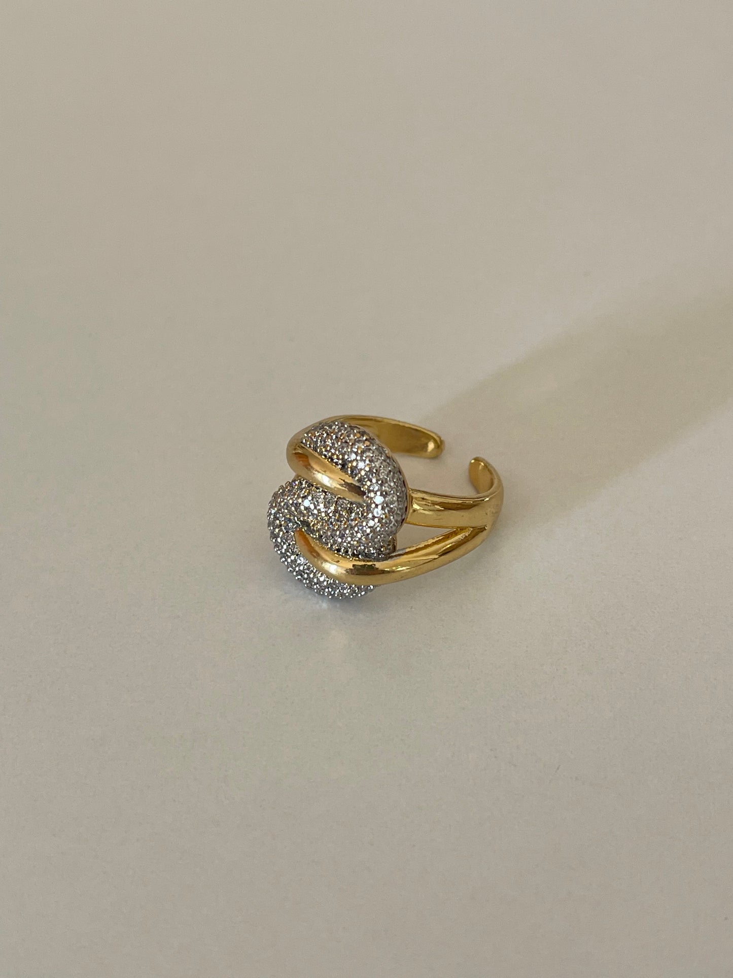 Chunky Spiral Ring (Gold Plated)