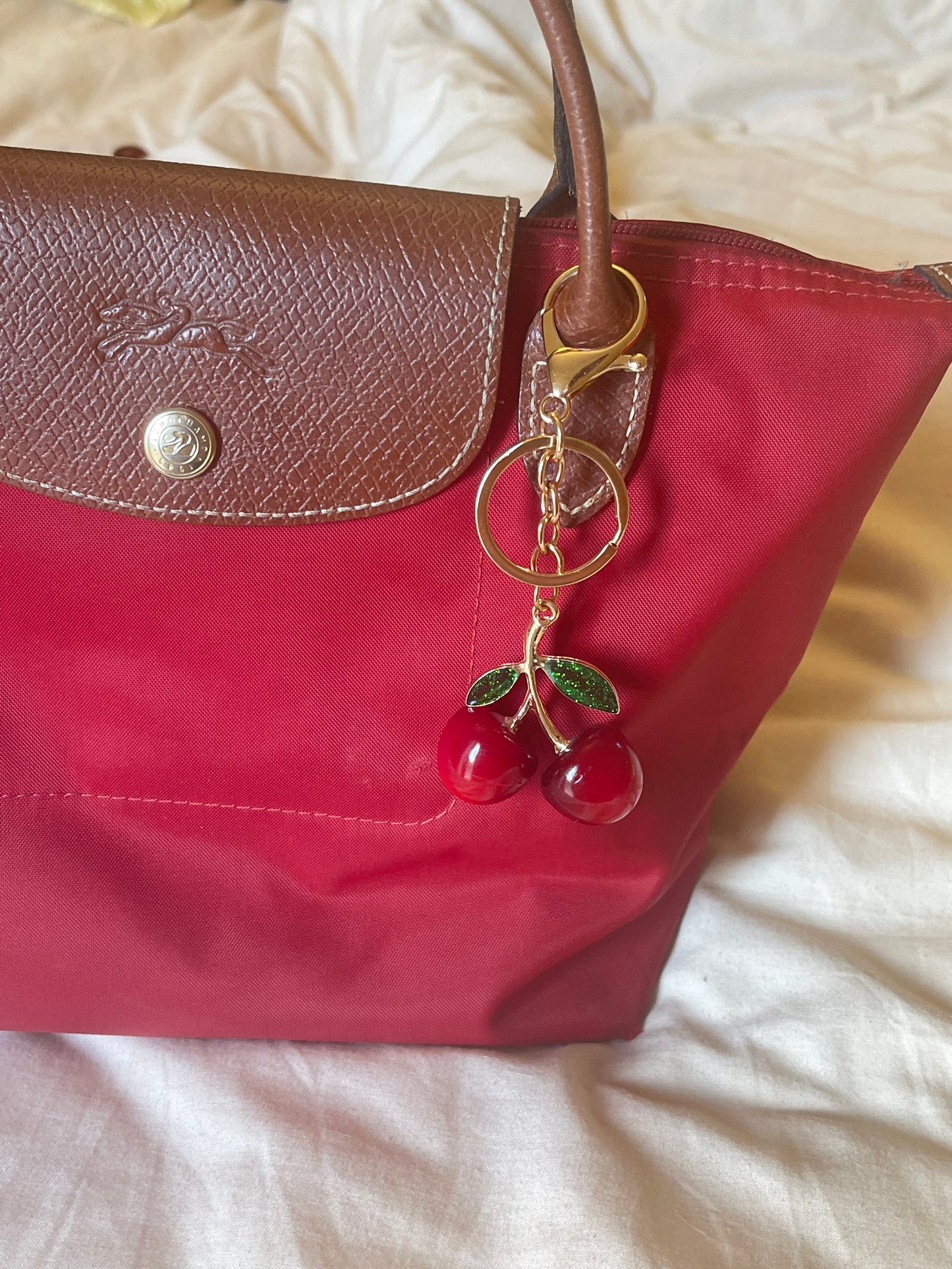 Iconic Cherry Keychain🍒🌟