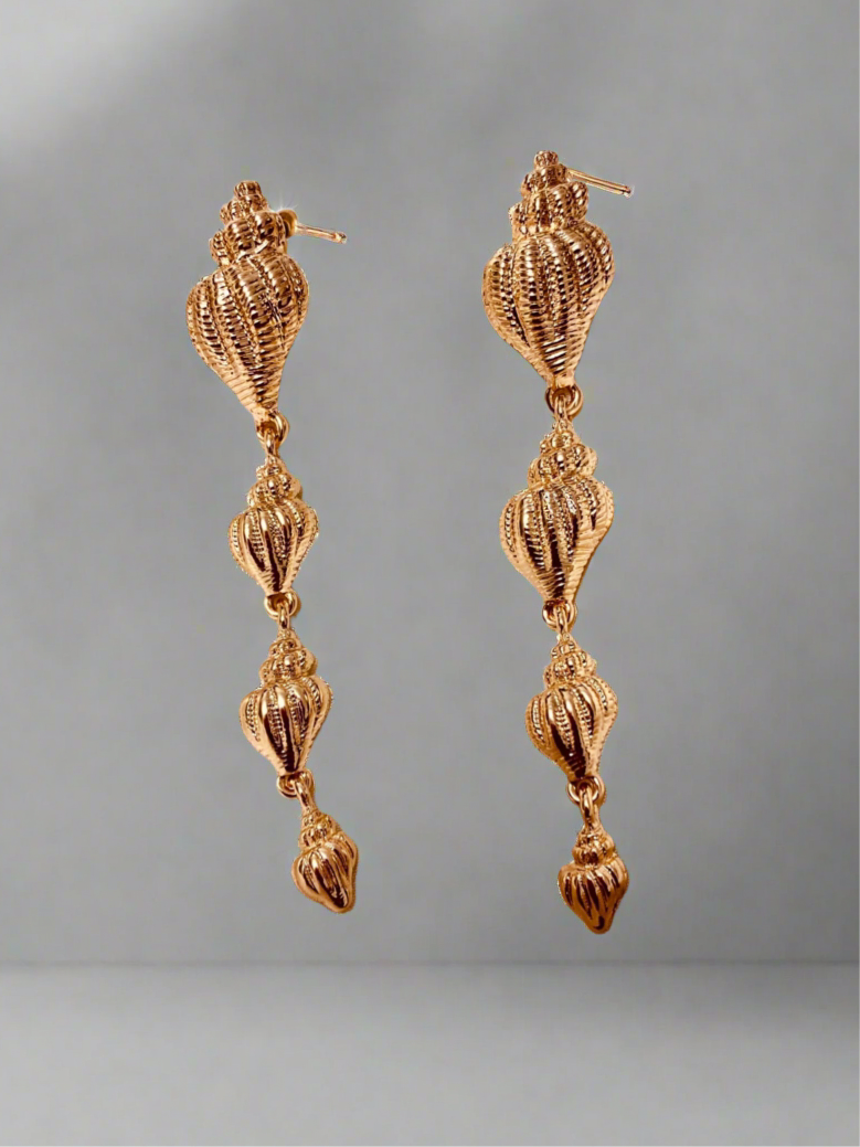Seashell Dangle Earrings