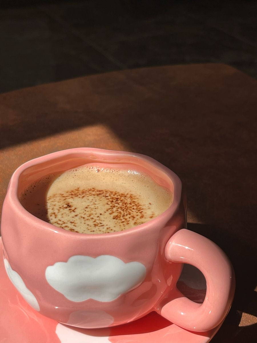 Cozy Cloud Mug Set☁️ (mug & coaster included)