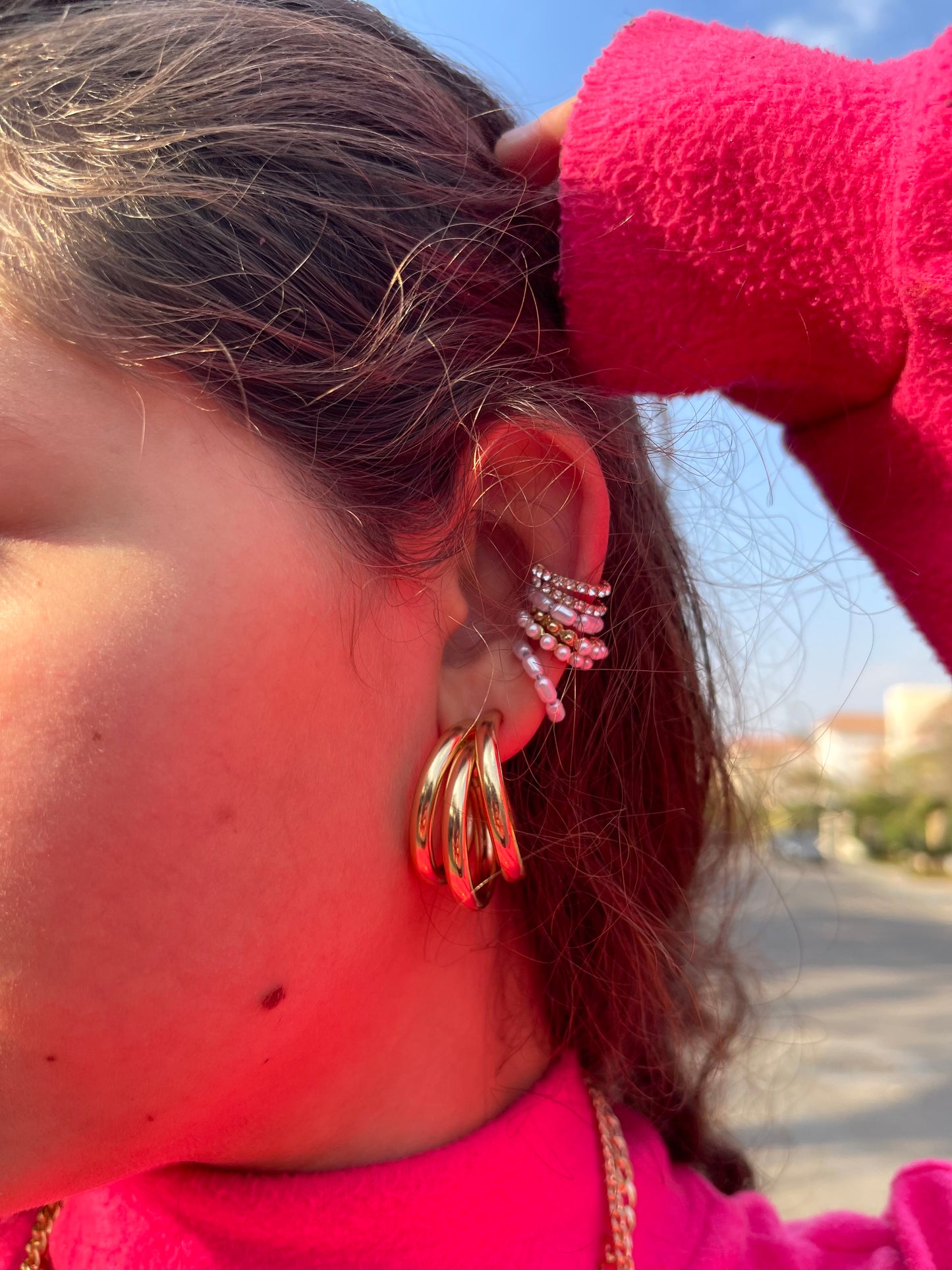 Pearl Cuff Ear Set