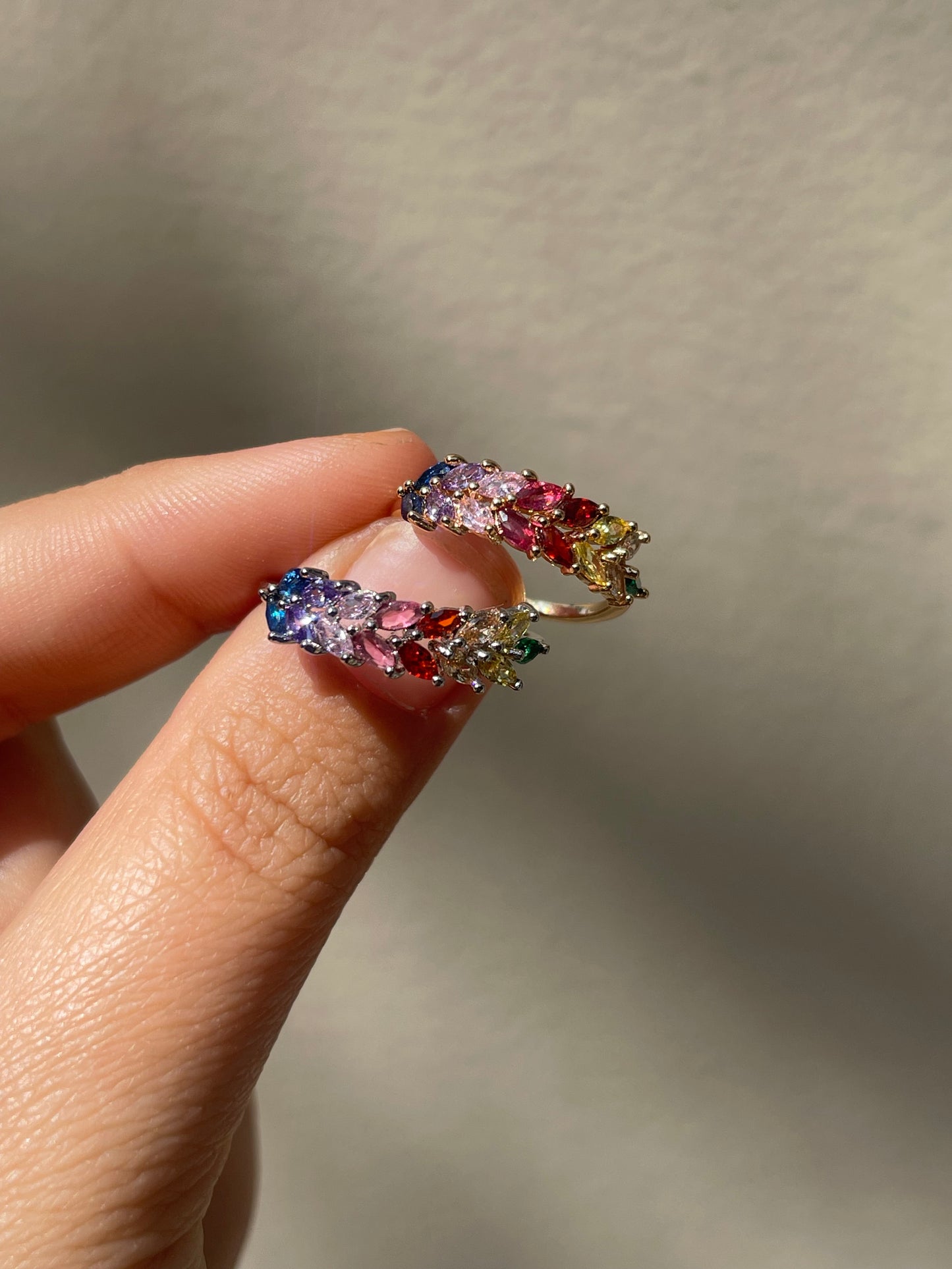 Floral Rainbow Ring