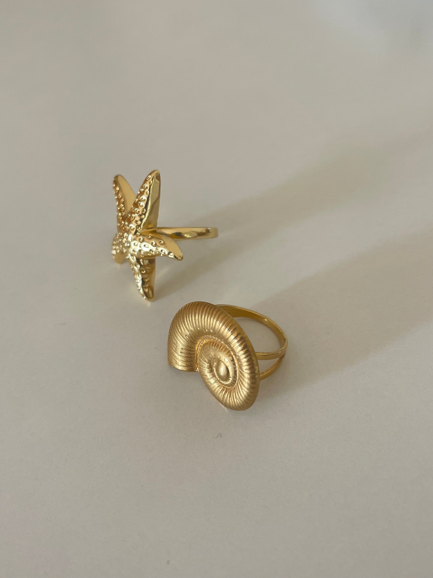 Statement Shell Ring (Stainless Steel)