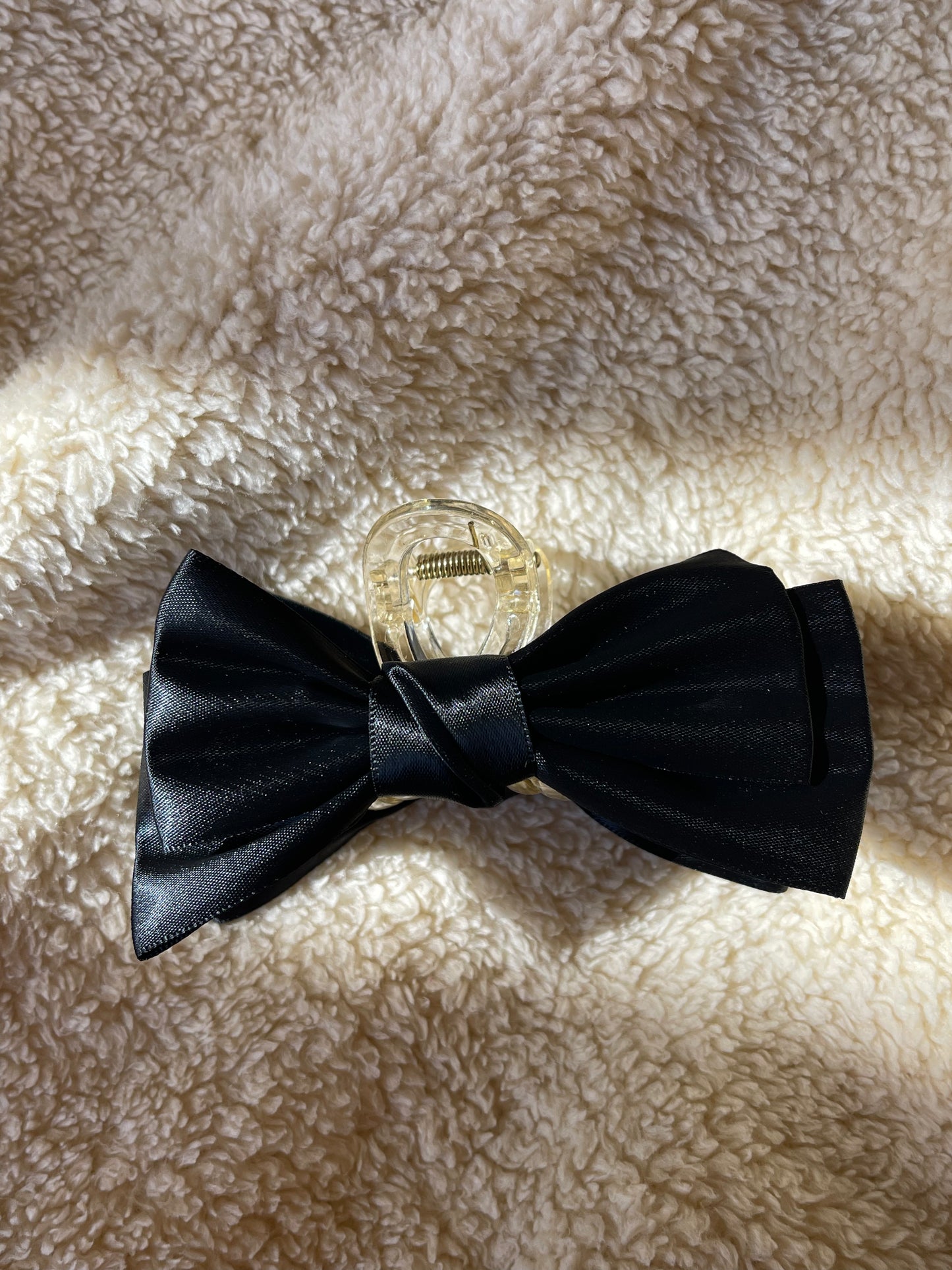 Festive Bow Tie Claw Clip