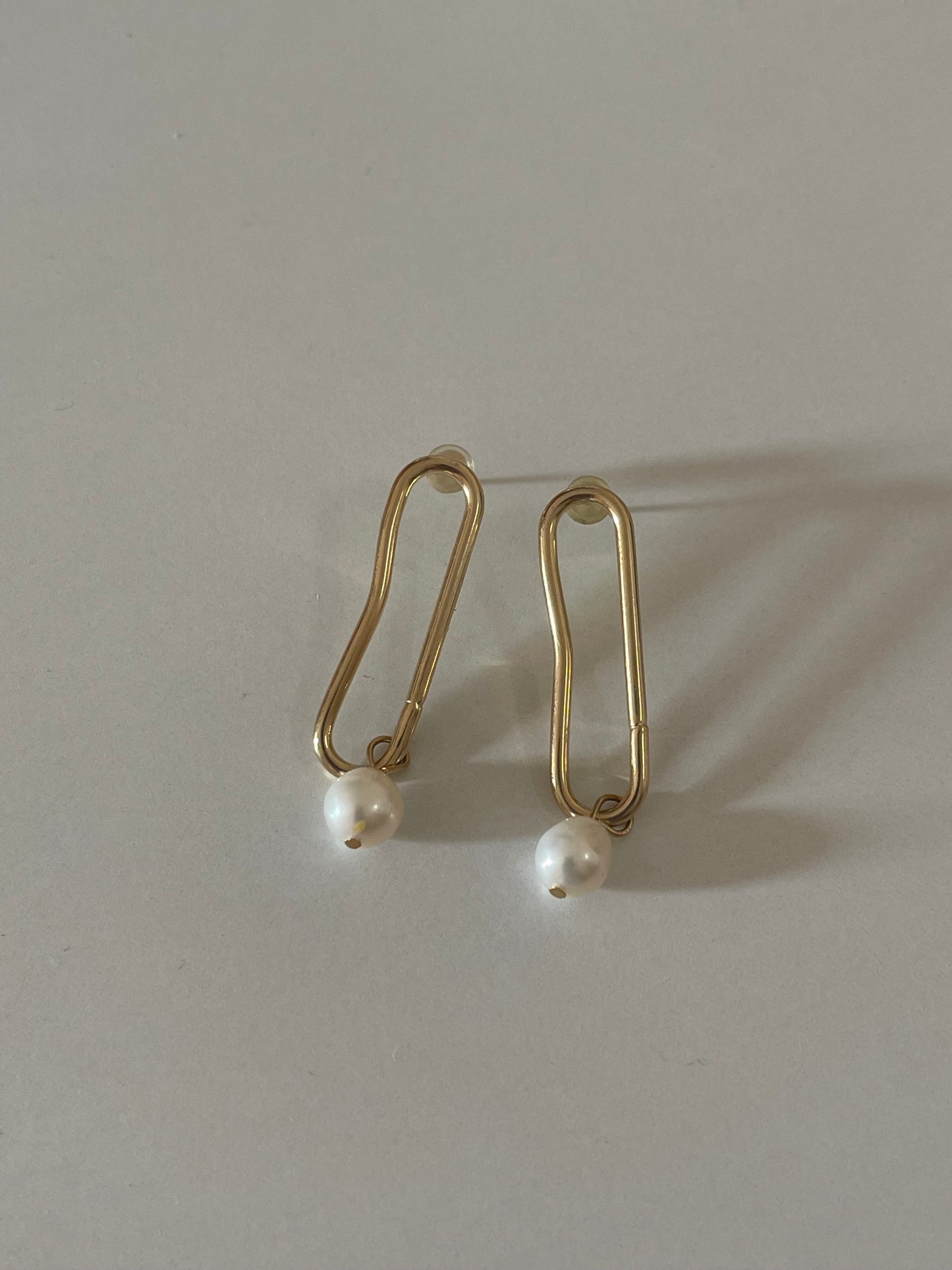 Statement Pearl Dangle Earrings