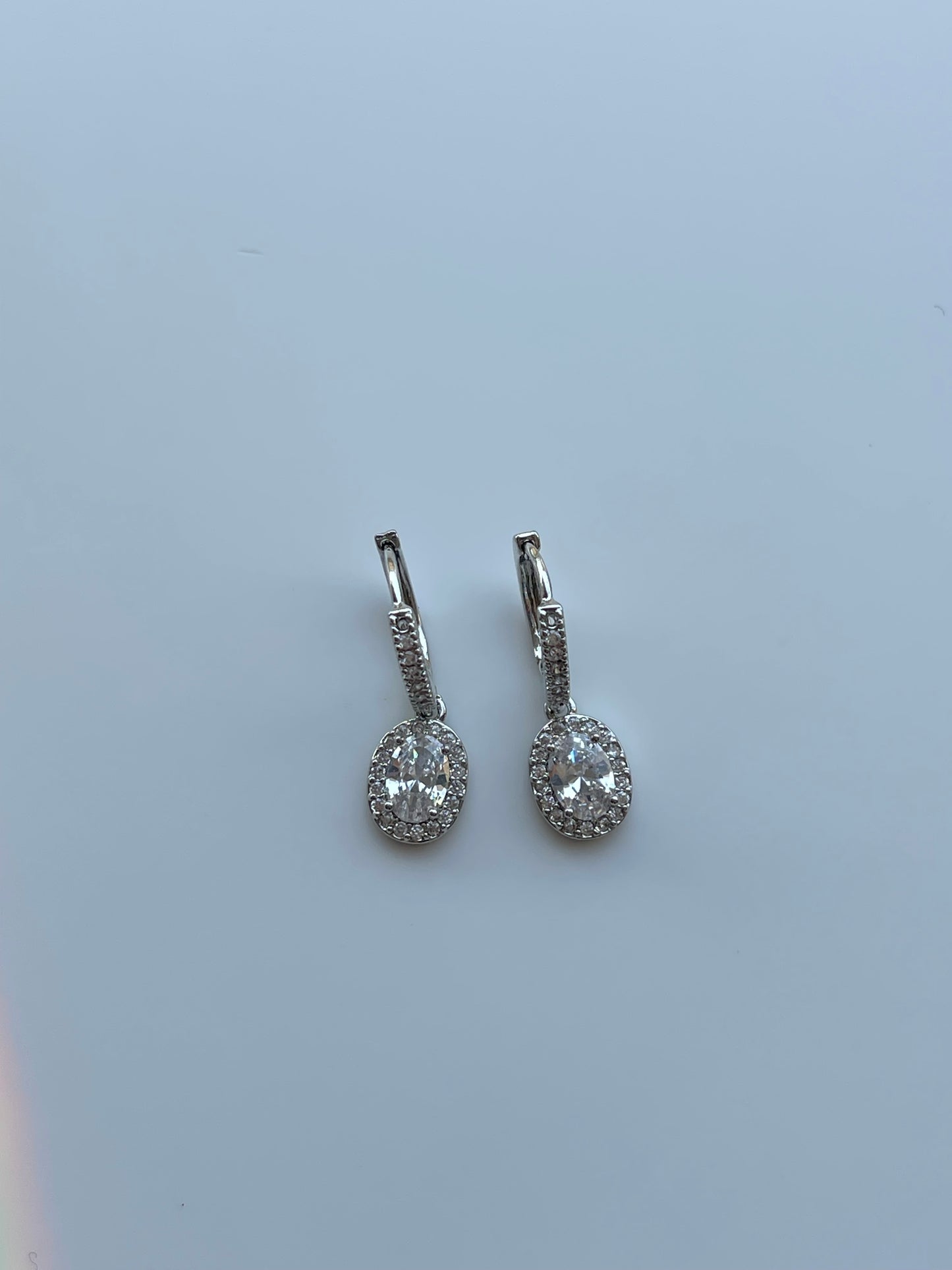 Crystal Dangle Gold Plated Earrings 2.0