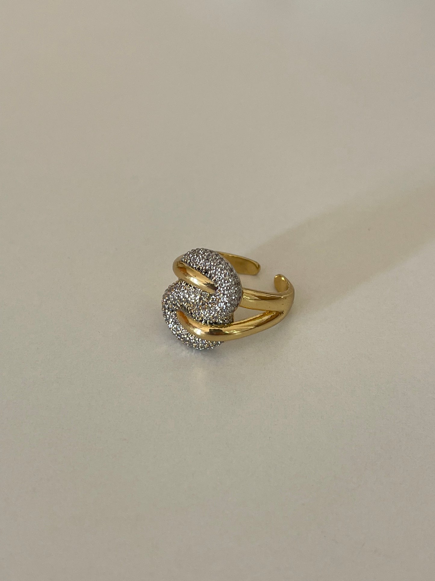 Chunky Spiral Ring (Gold Plated)