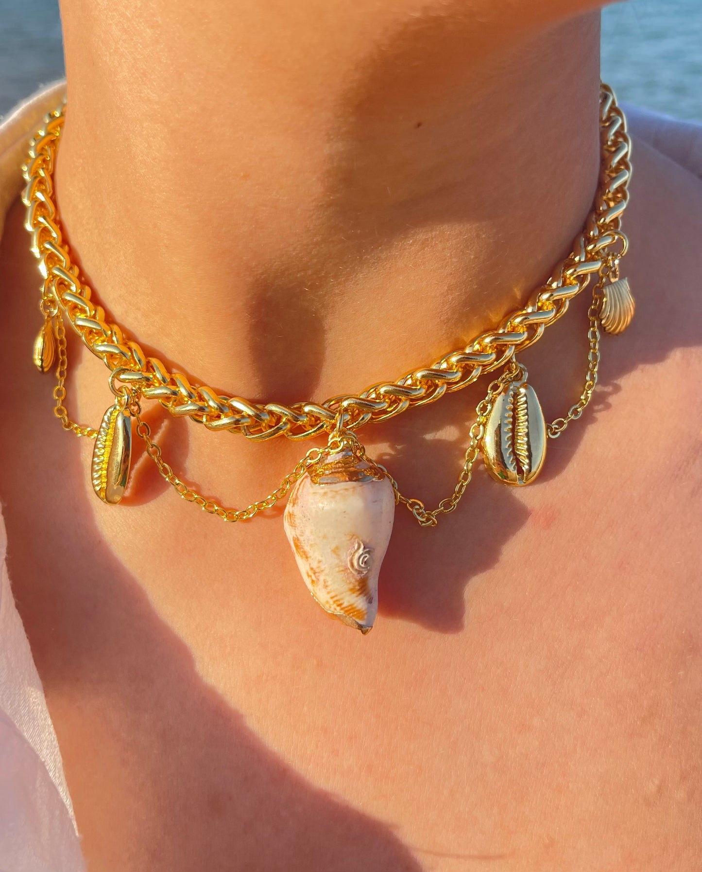 Summer Feels Charm Necklace (Gold Plated)