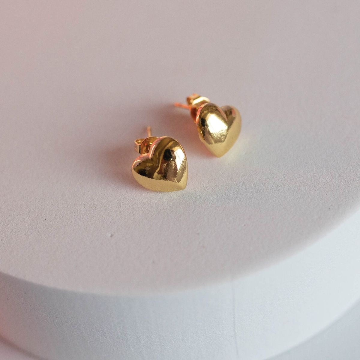 Mini Heart Stud Earrings