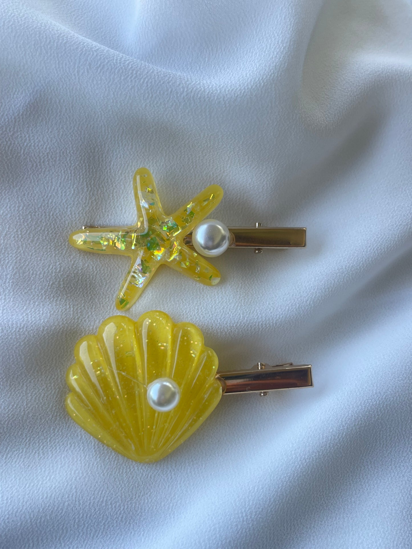 Seaside Summer Hair Pins🌊🤍✨