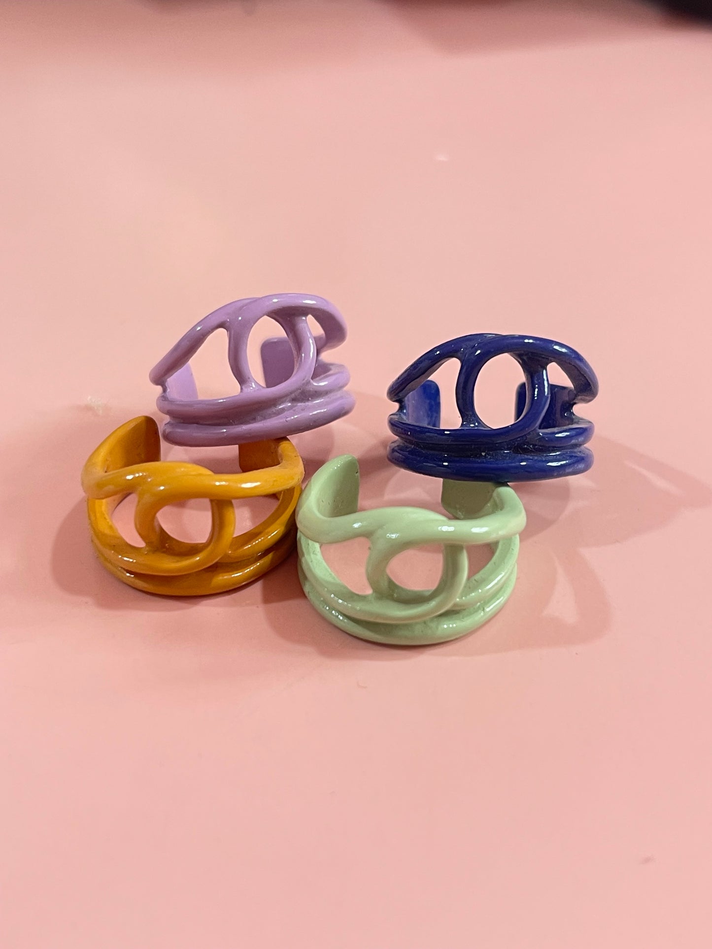 Twisted Resin Ring