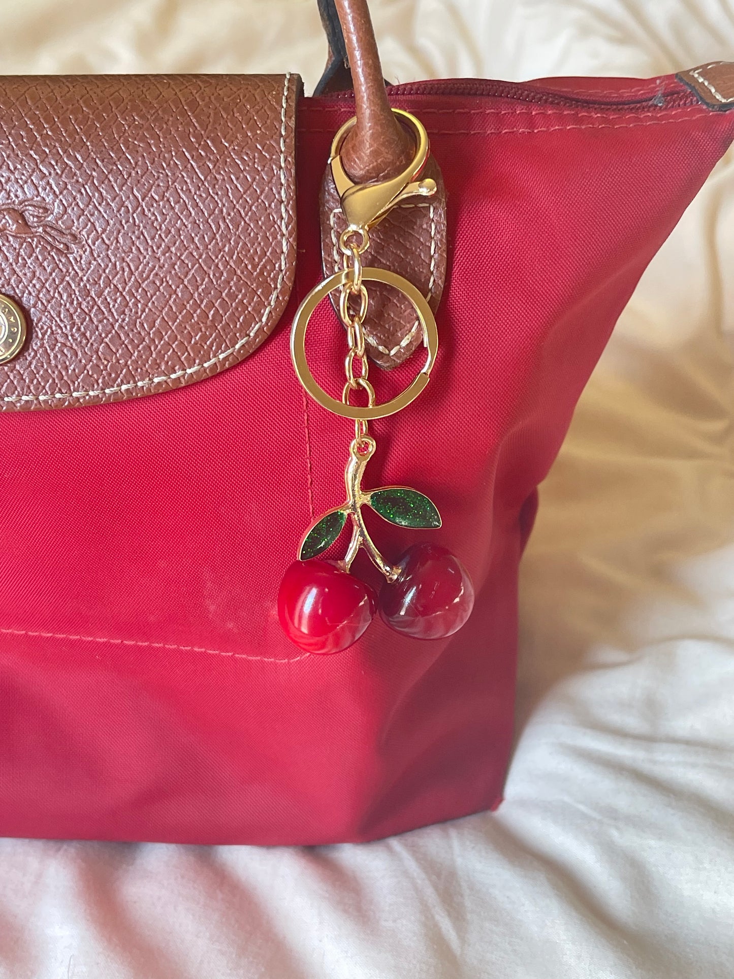 Iconic Cherry Keychain🍒🌟