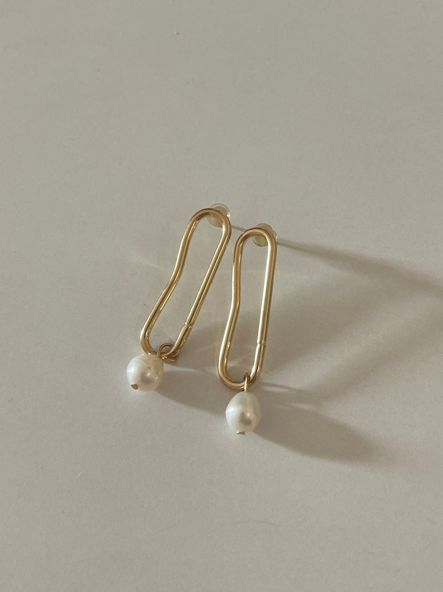 Statement Pearl Dangle Earrings