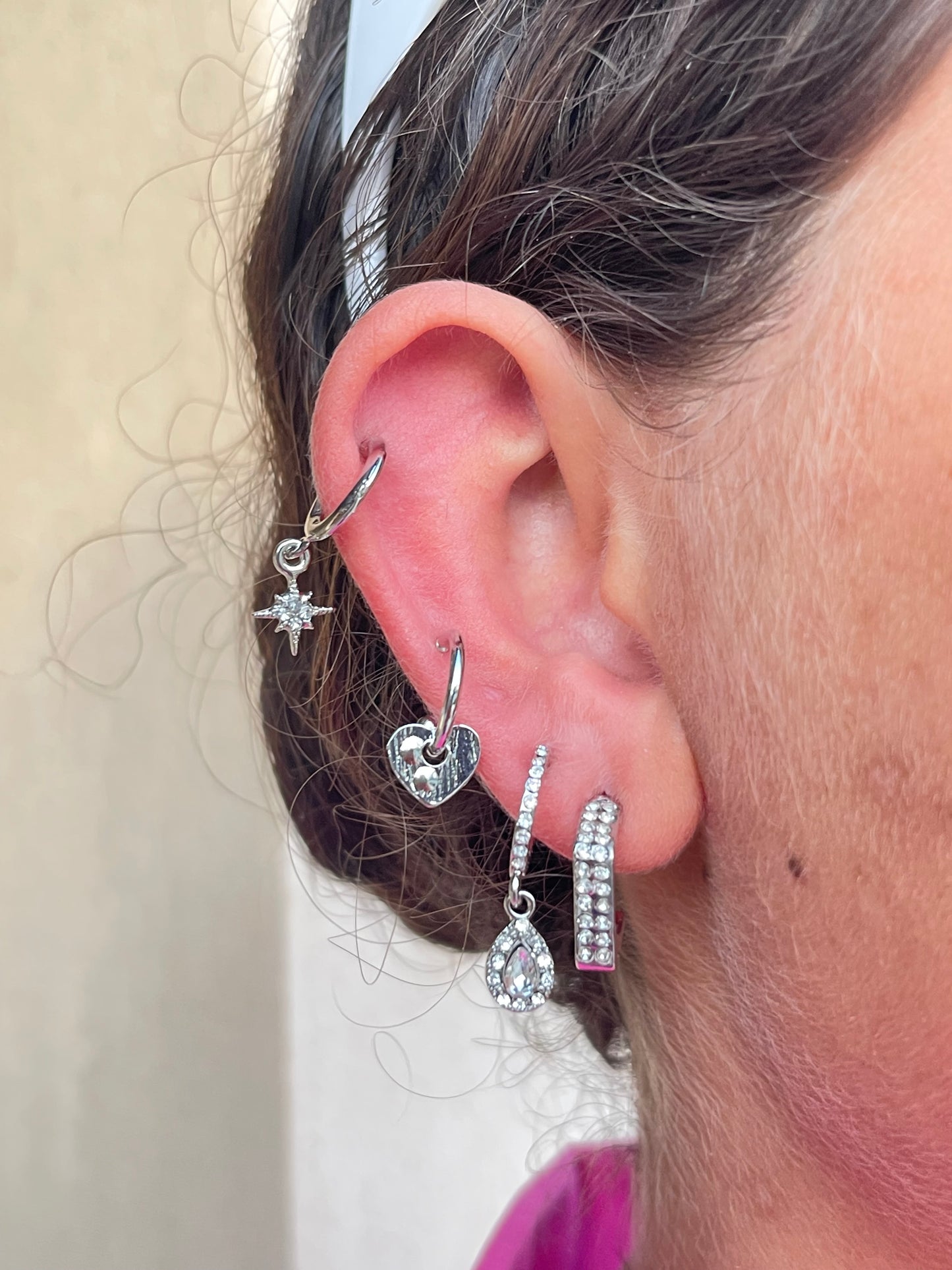 Chunky Crystal Ear Set