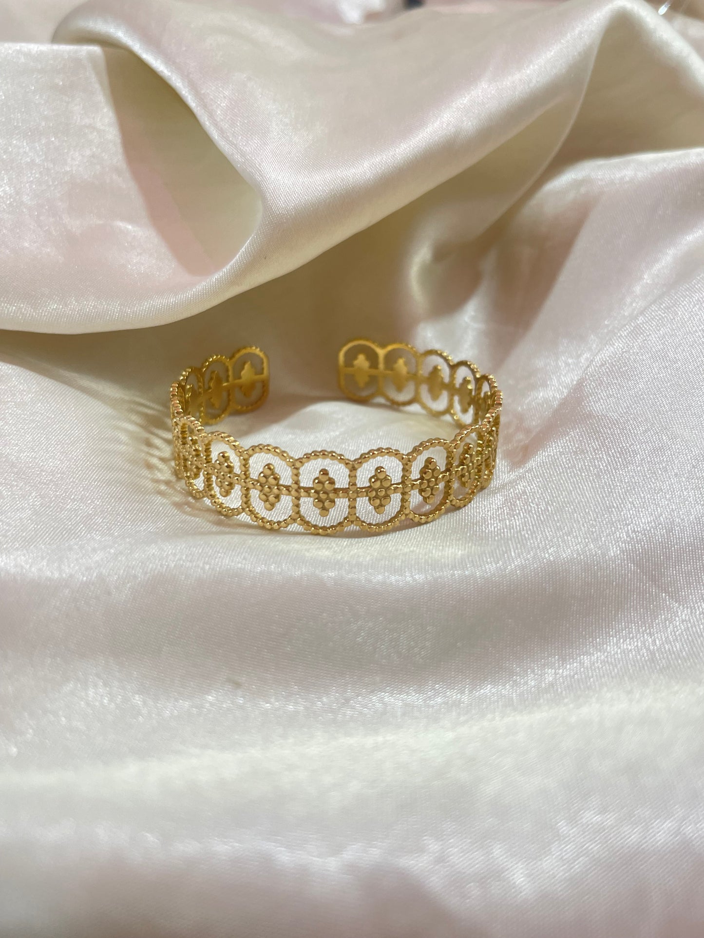 Arabesque Bracelet Cuff (Stainless Steel)