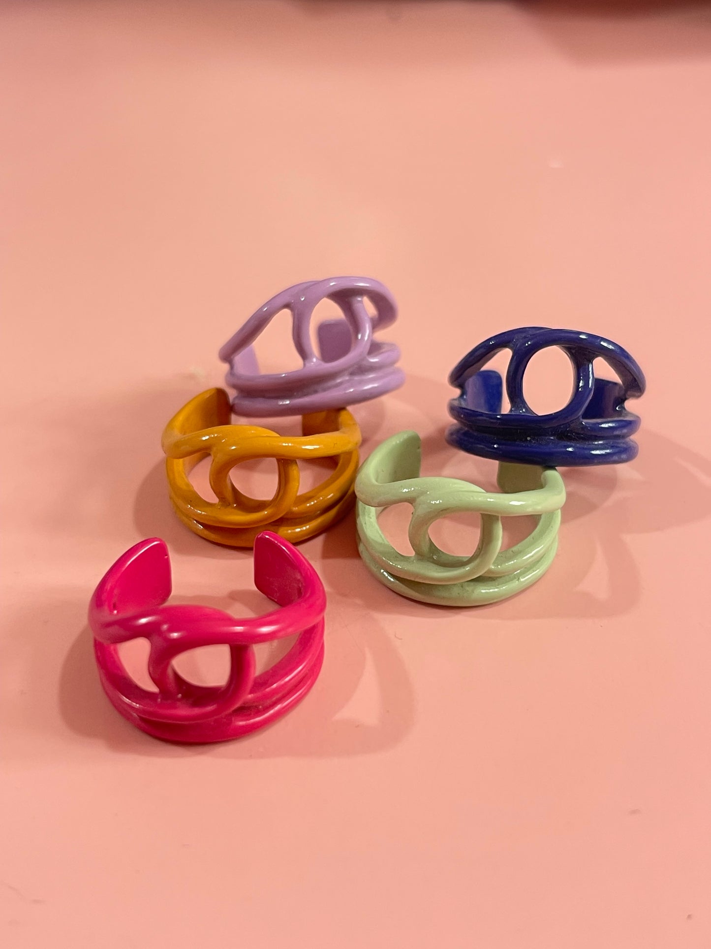 Twisted Resin Ring