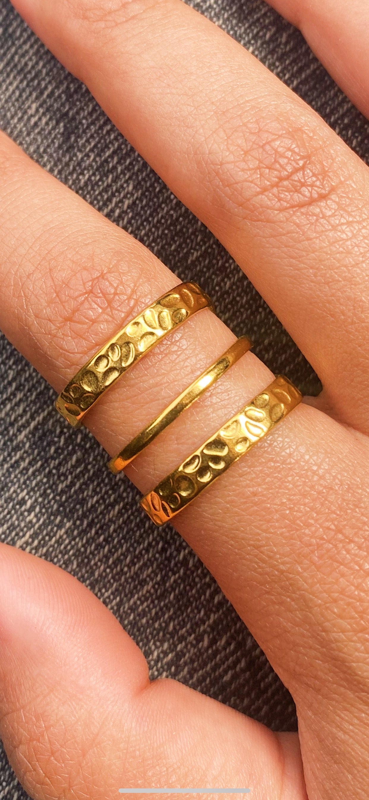 Triple Statement Ring (Stainless Steel)