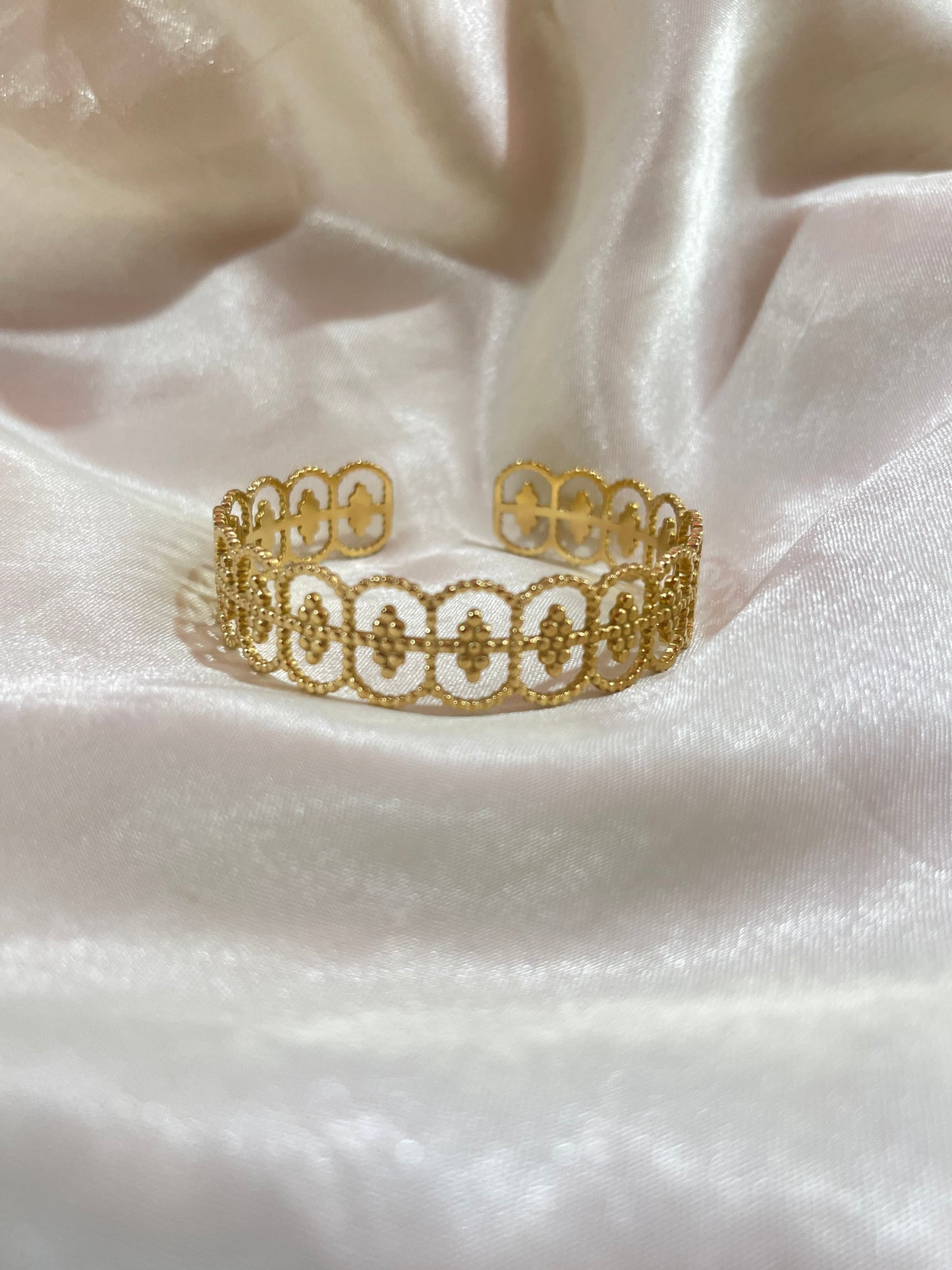 Arabesque Bracelet Cuff (Stainless Steel)