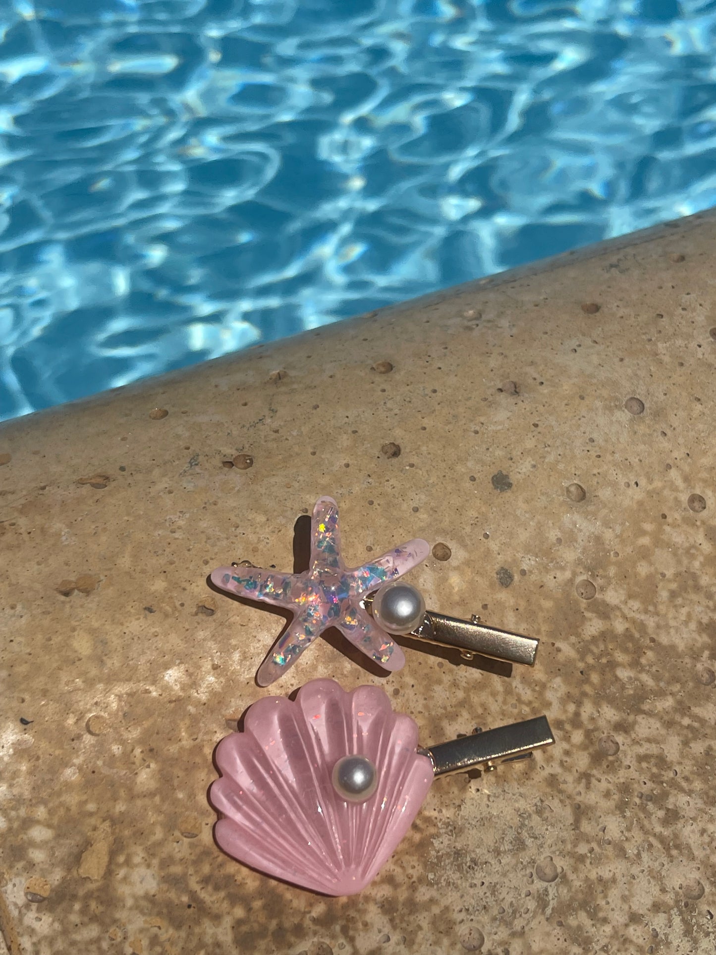 Seaside Summer Hair Pins🌊🤍✨
