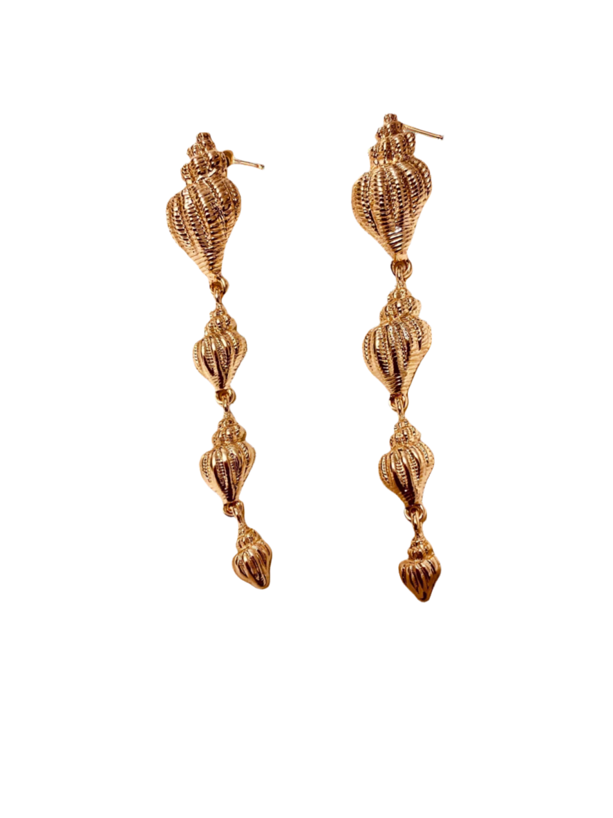 Seashell Dangle Earrings