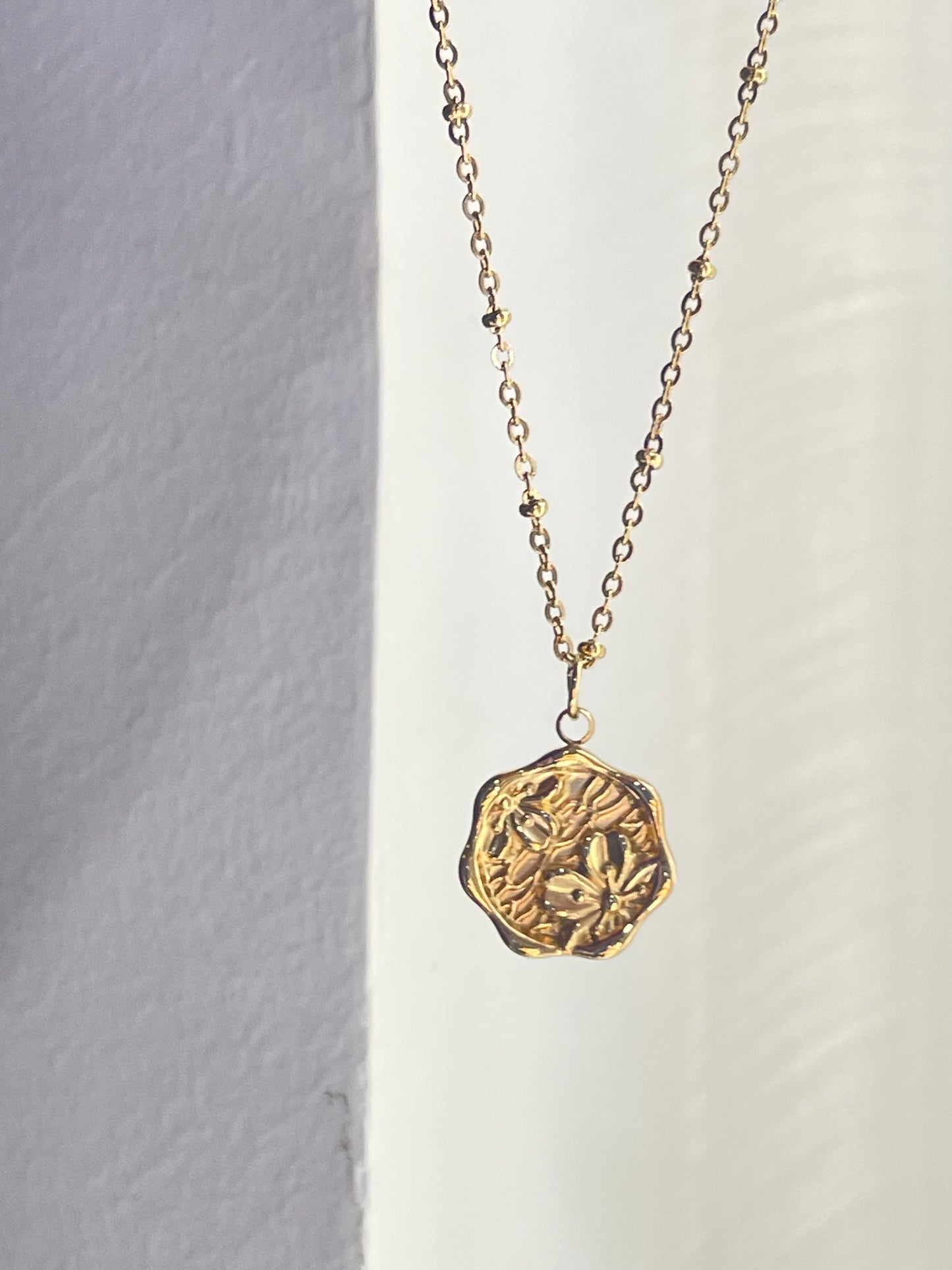 Flower Necklace (Stainless Steel)
