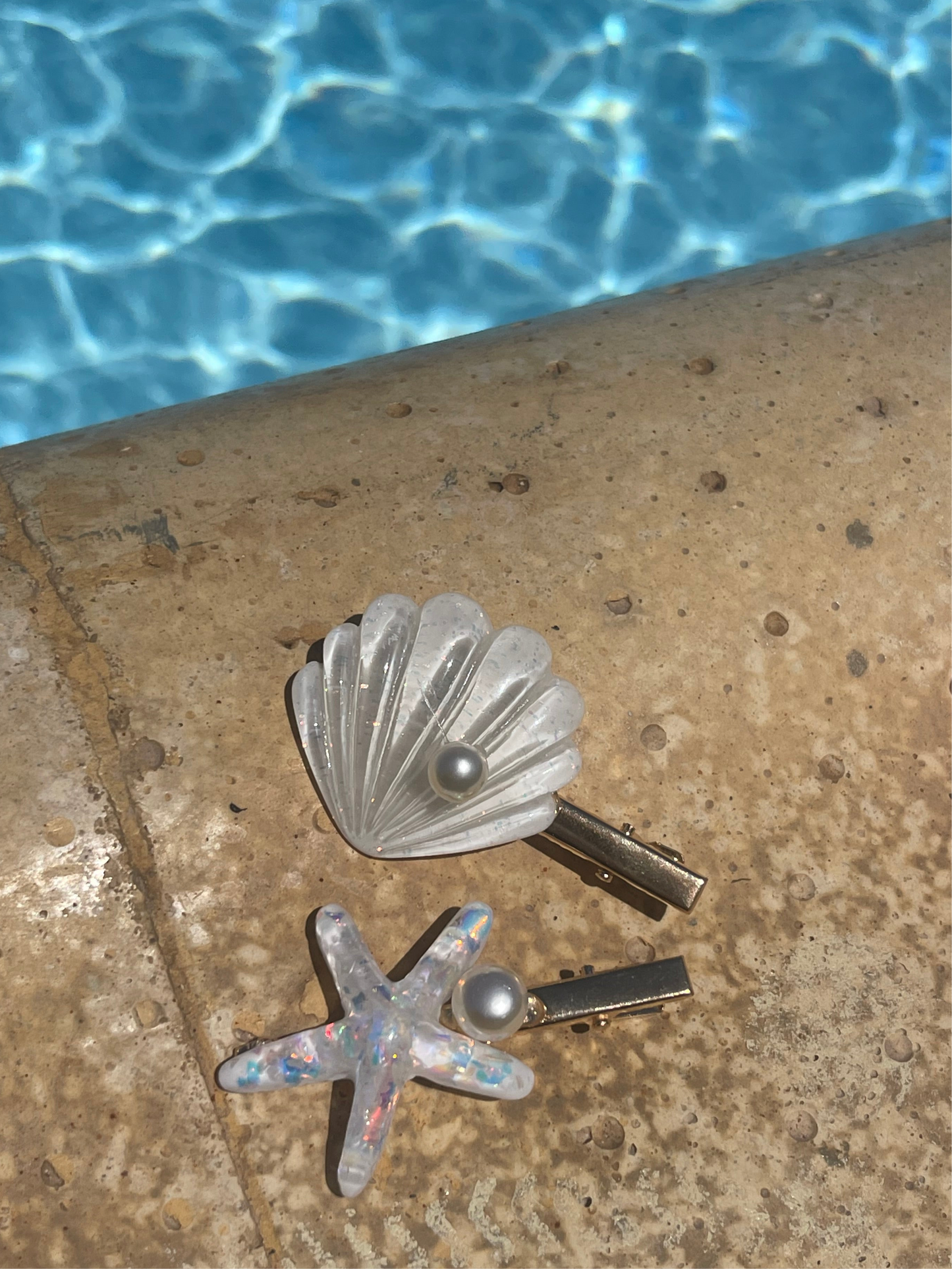 Seaside Summer Hair Pins🌊🤍✨