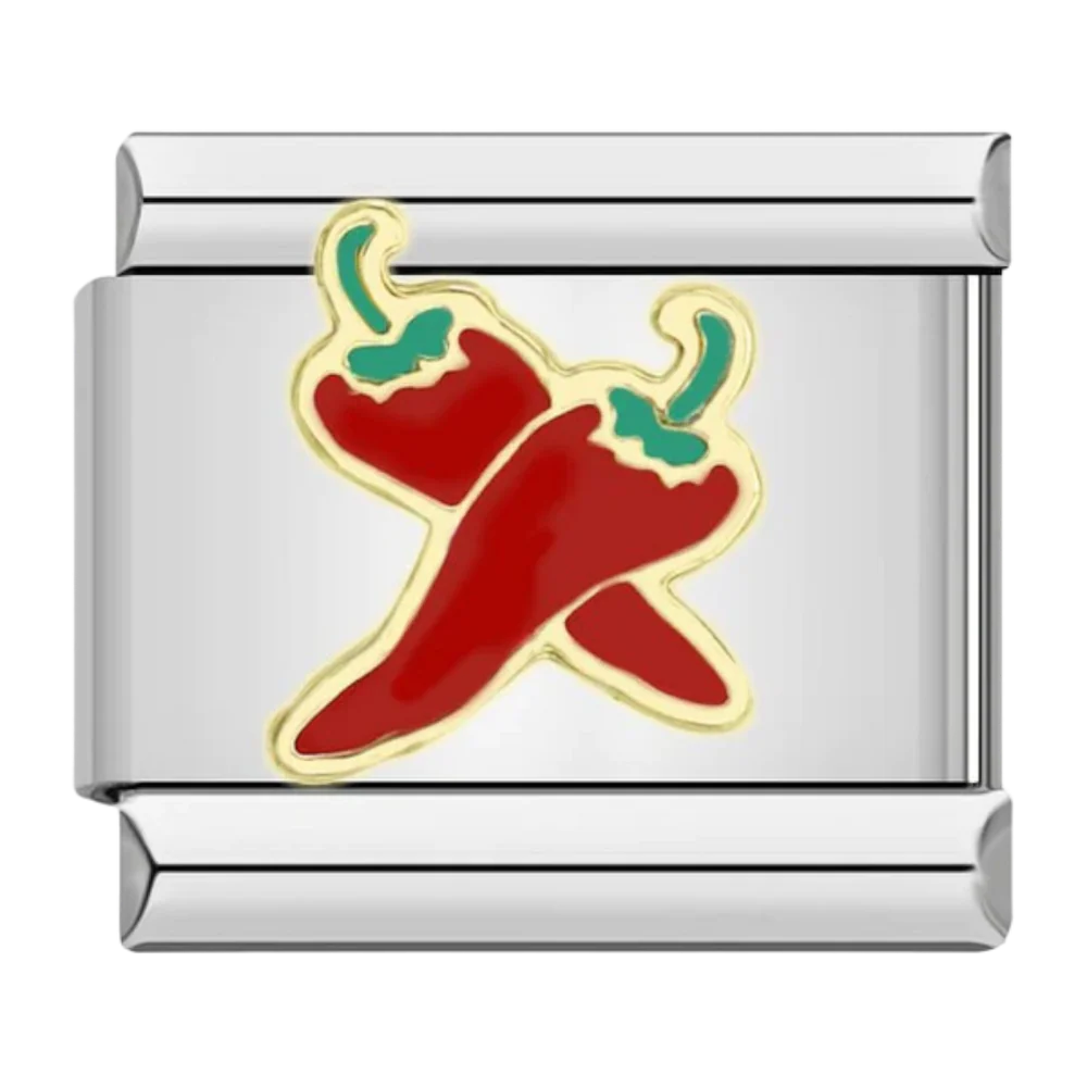 Chili-Silver Italian Charm