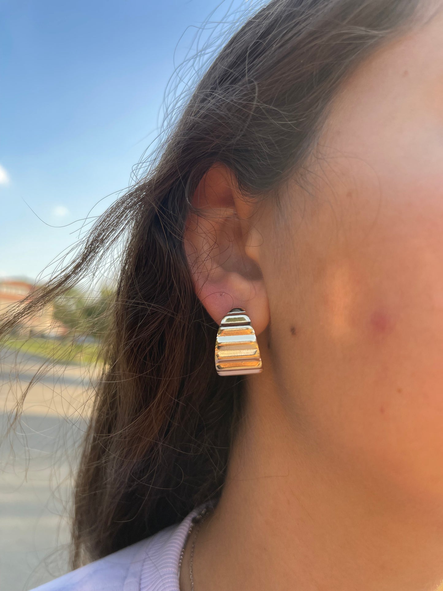 Chunky Hoop Earrings