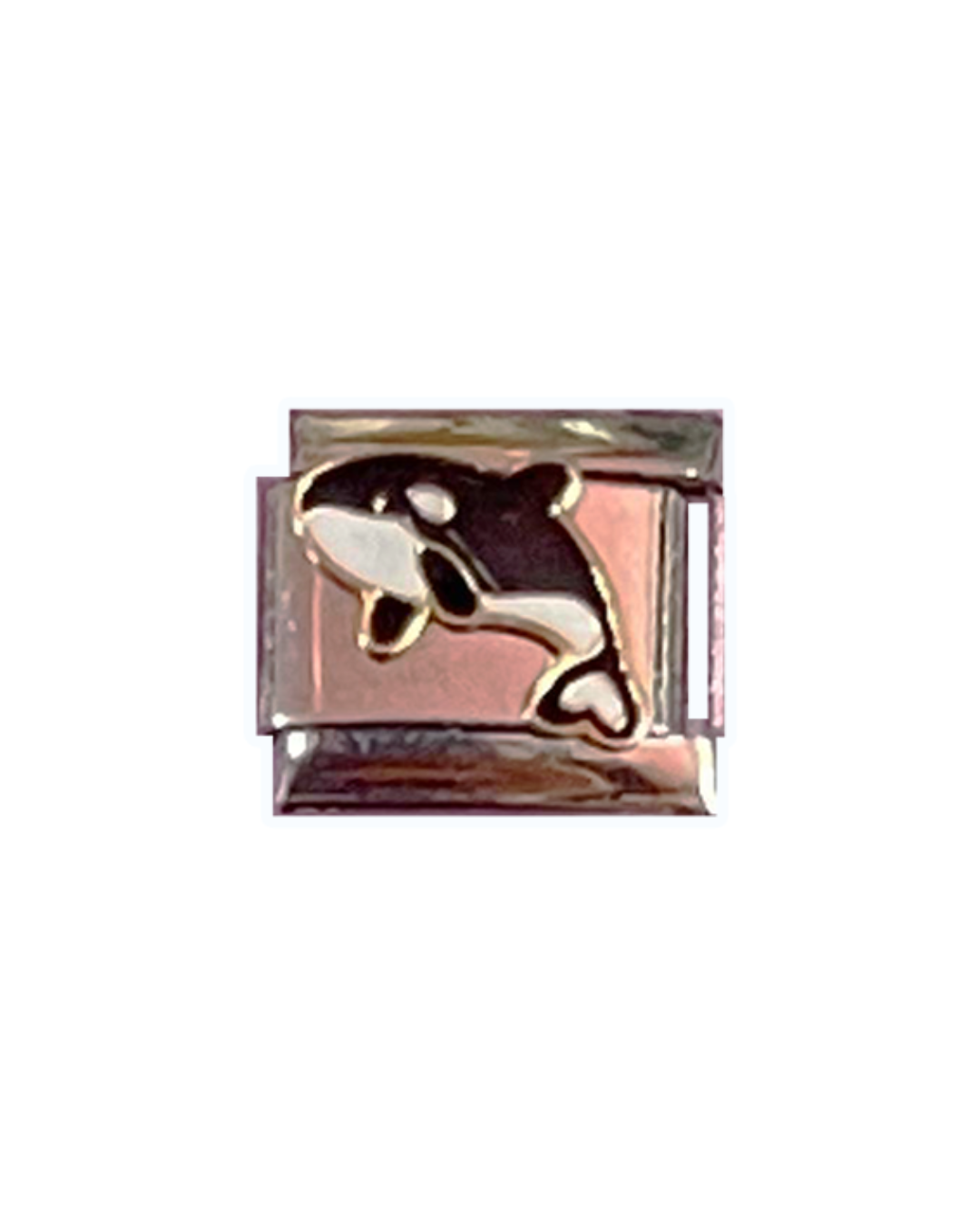 Great Whale- Silver Italian Charm