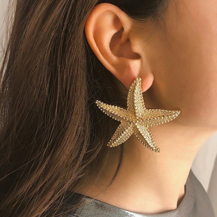 Starfish Statement Earrings