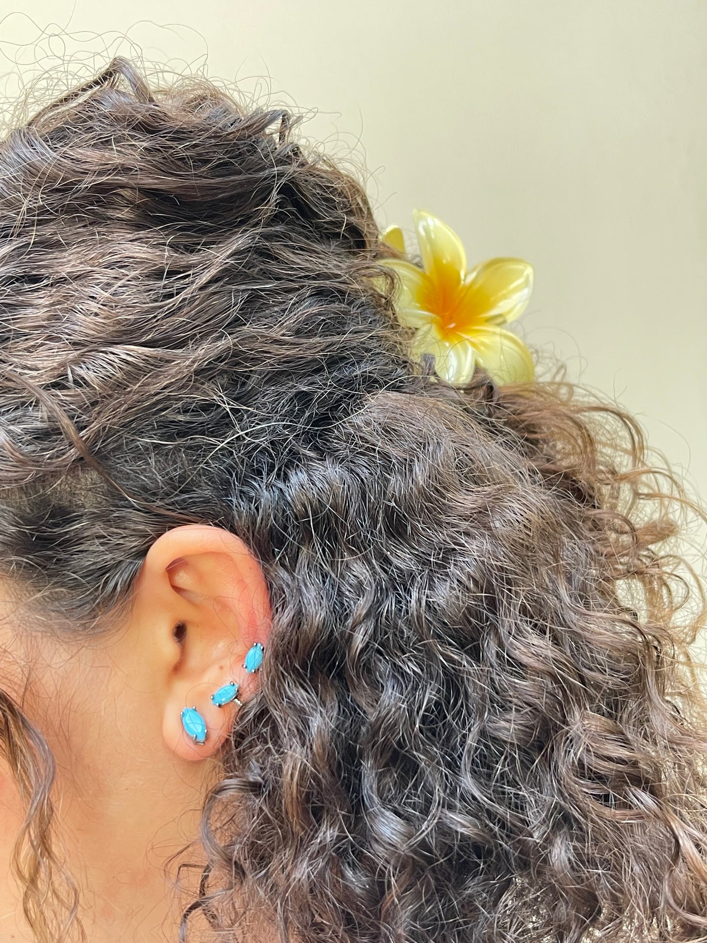 Go - To Blue Ear Cuff