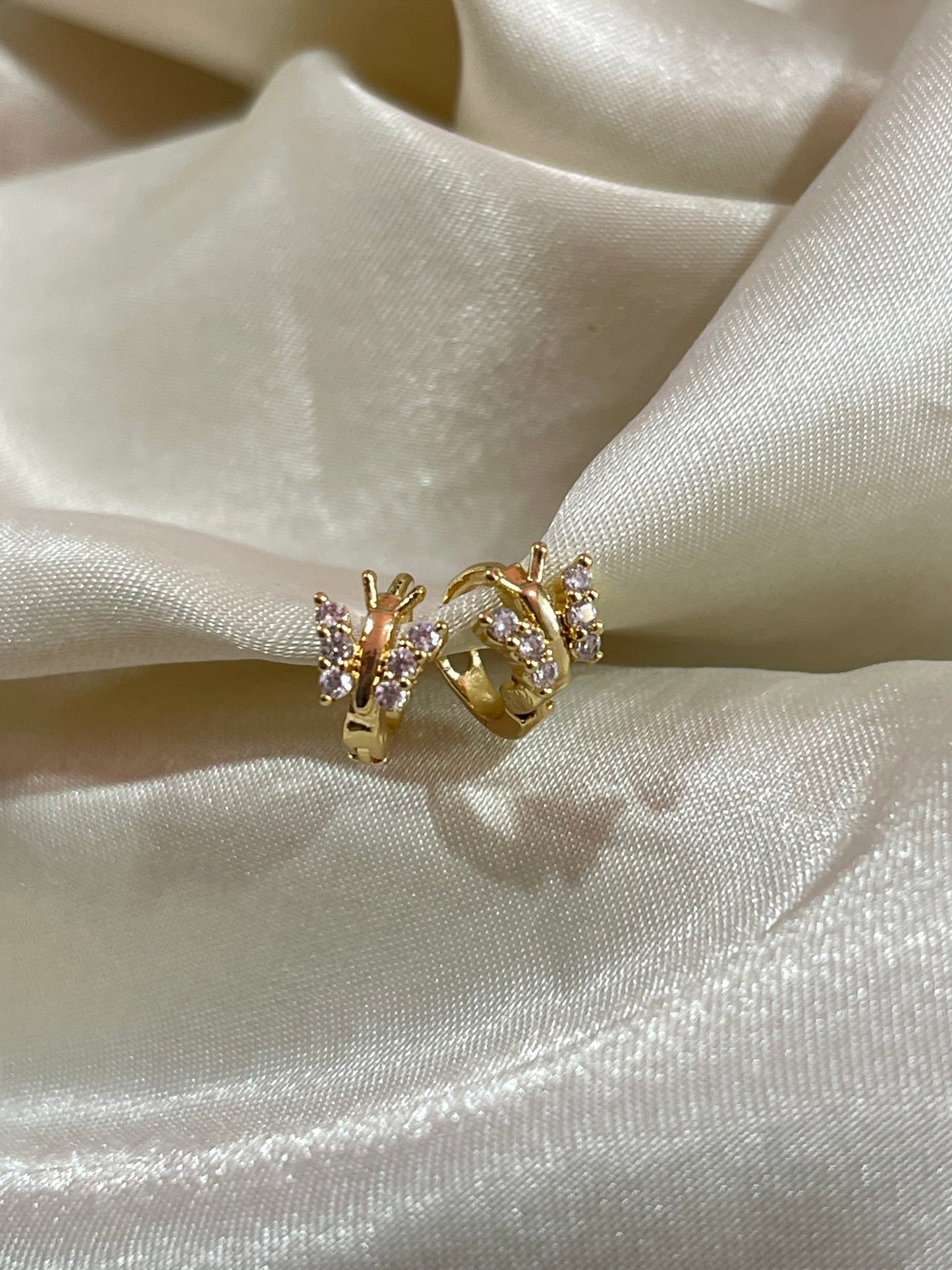 Mini Butterfly Hoops