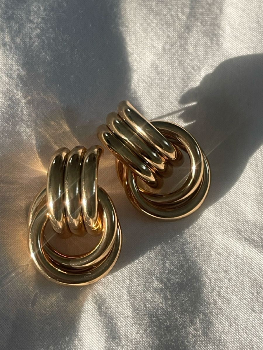 Triple Statement Earrings