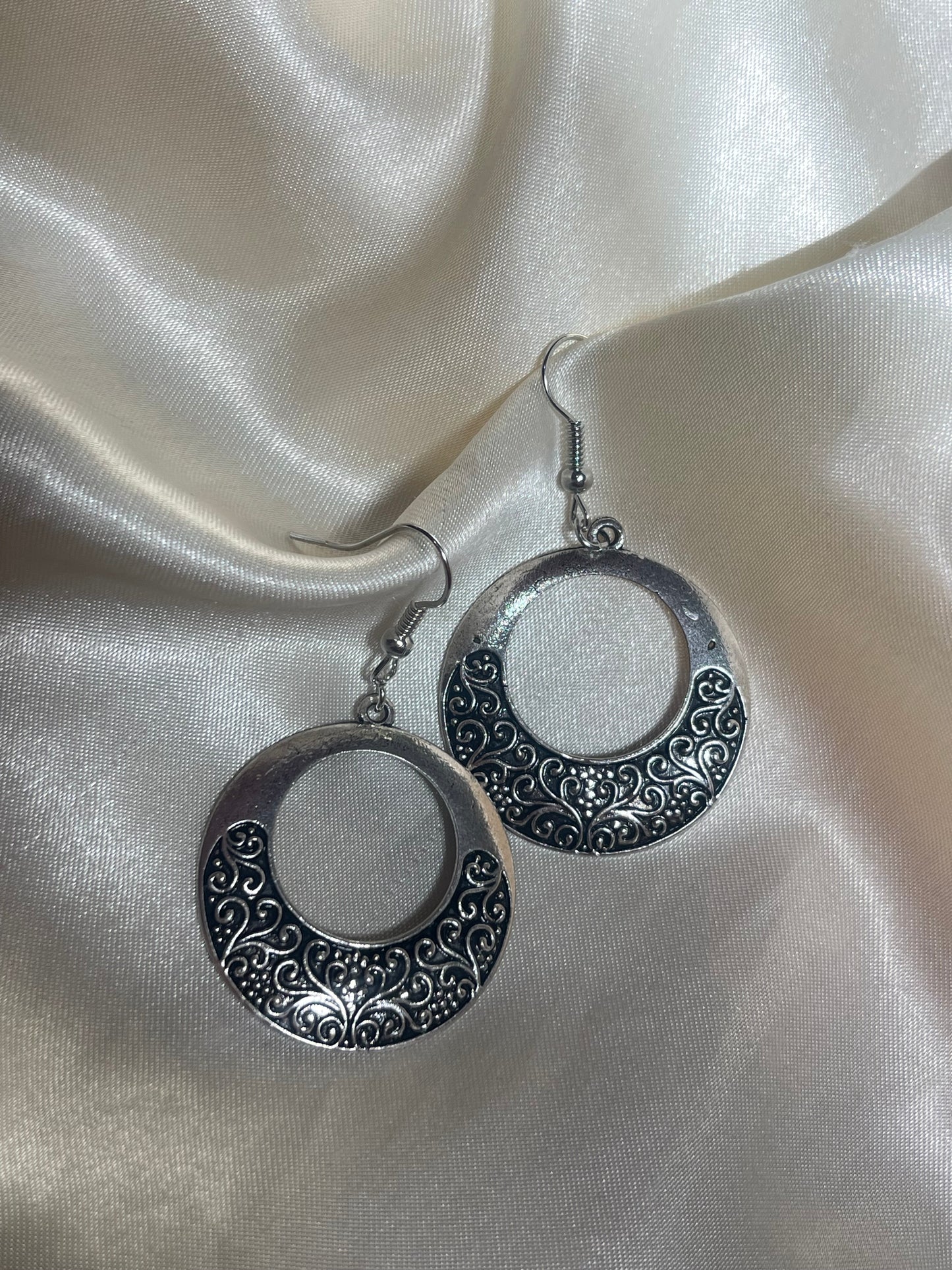 Boho Silver Earrings