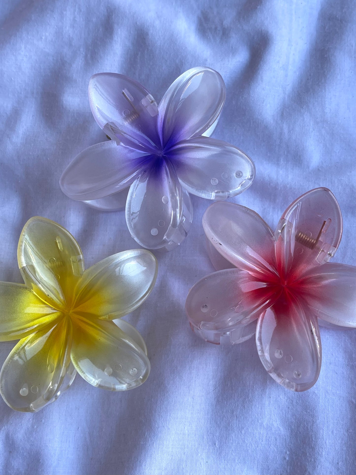 Glossy Hawaiian Claw Clip