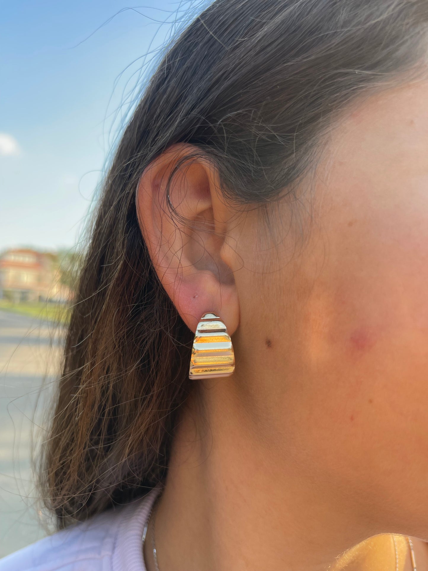 Chunky Hoop Earrings