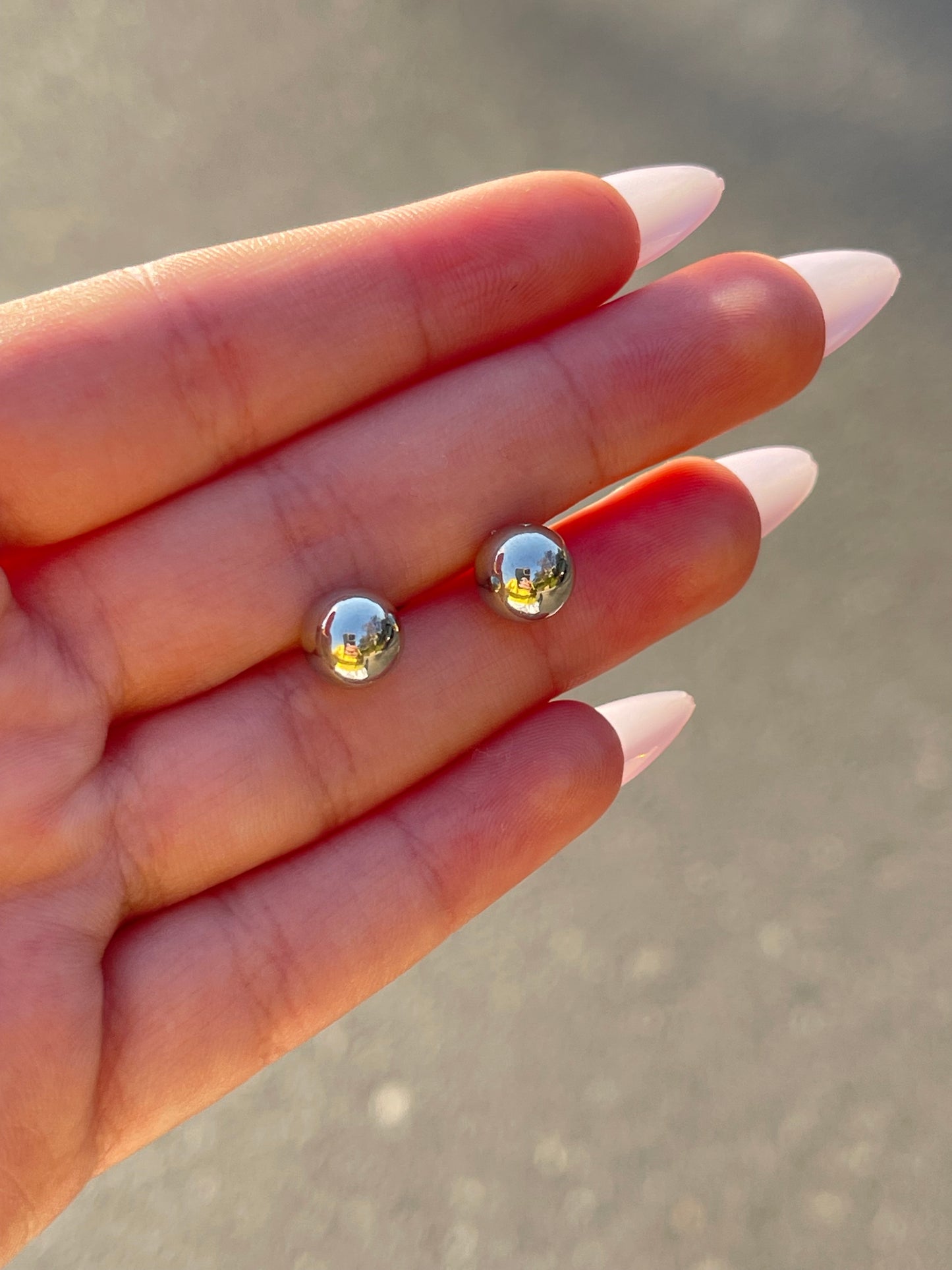 Mini Dot Stud Earrings