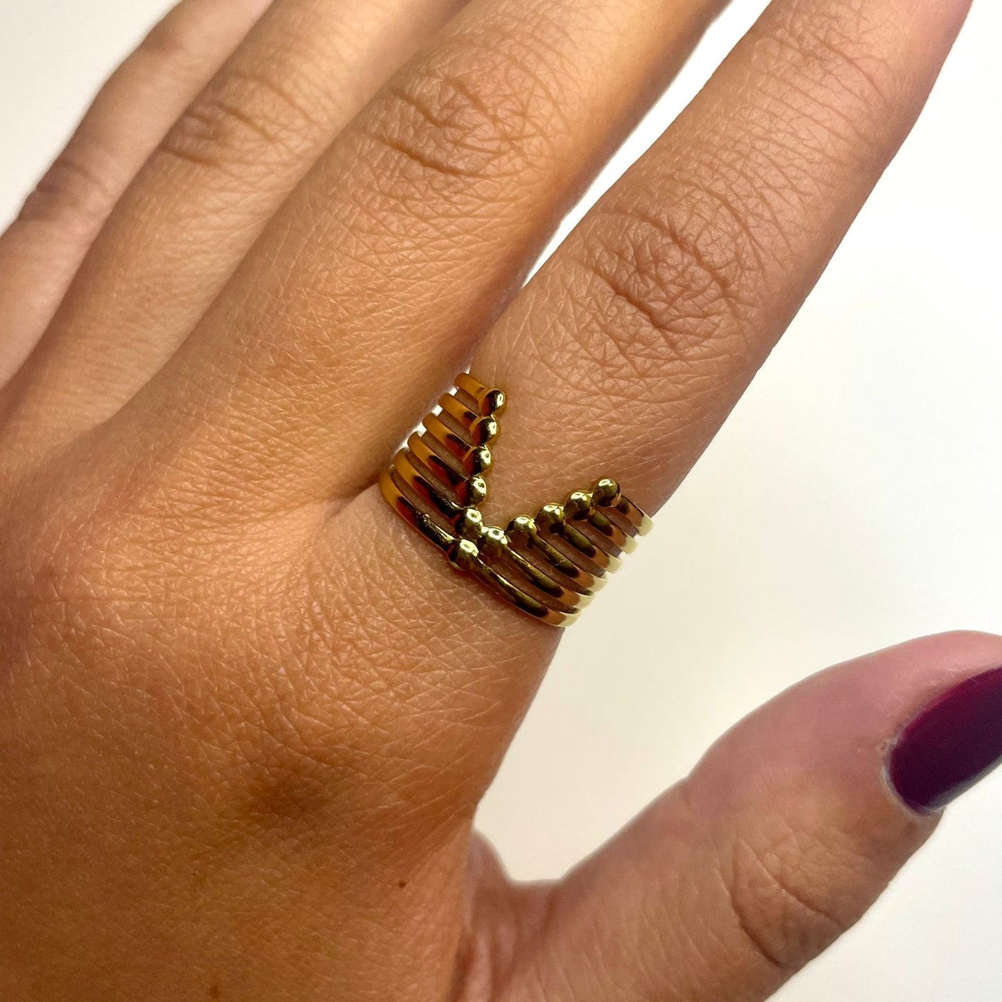 Arrow Stainless Steel Ring-Adjustable