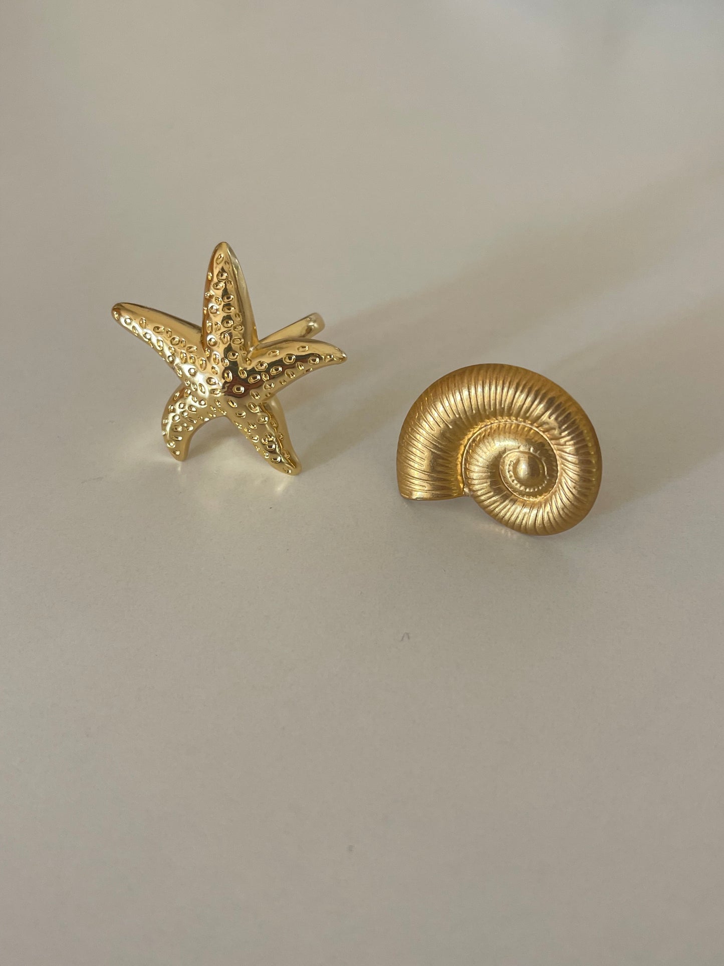 Statement Shell Ring (Stainless Steel)