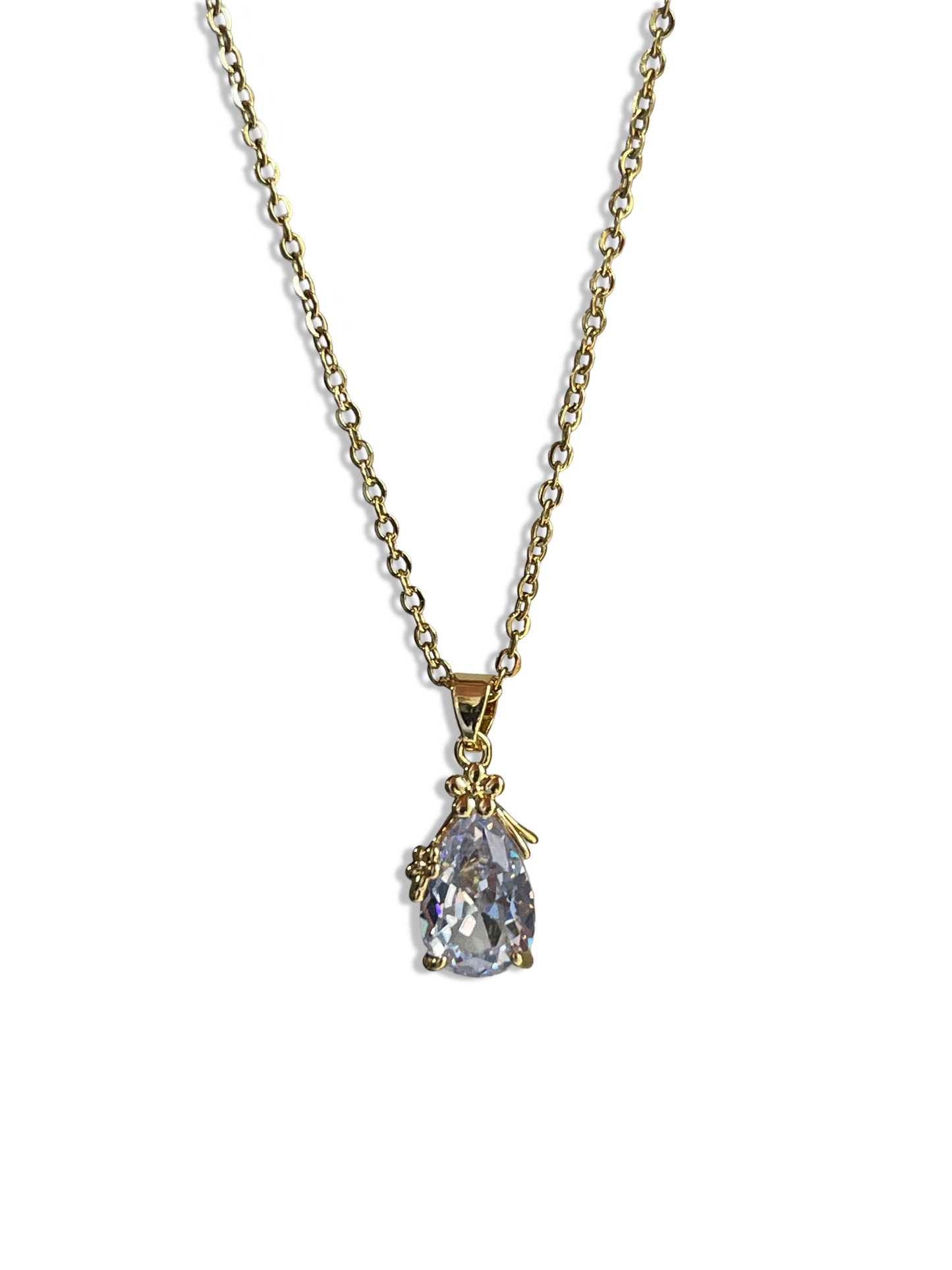 Crystal Stud Necklace
