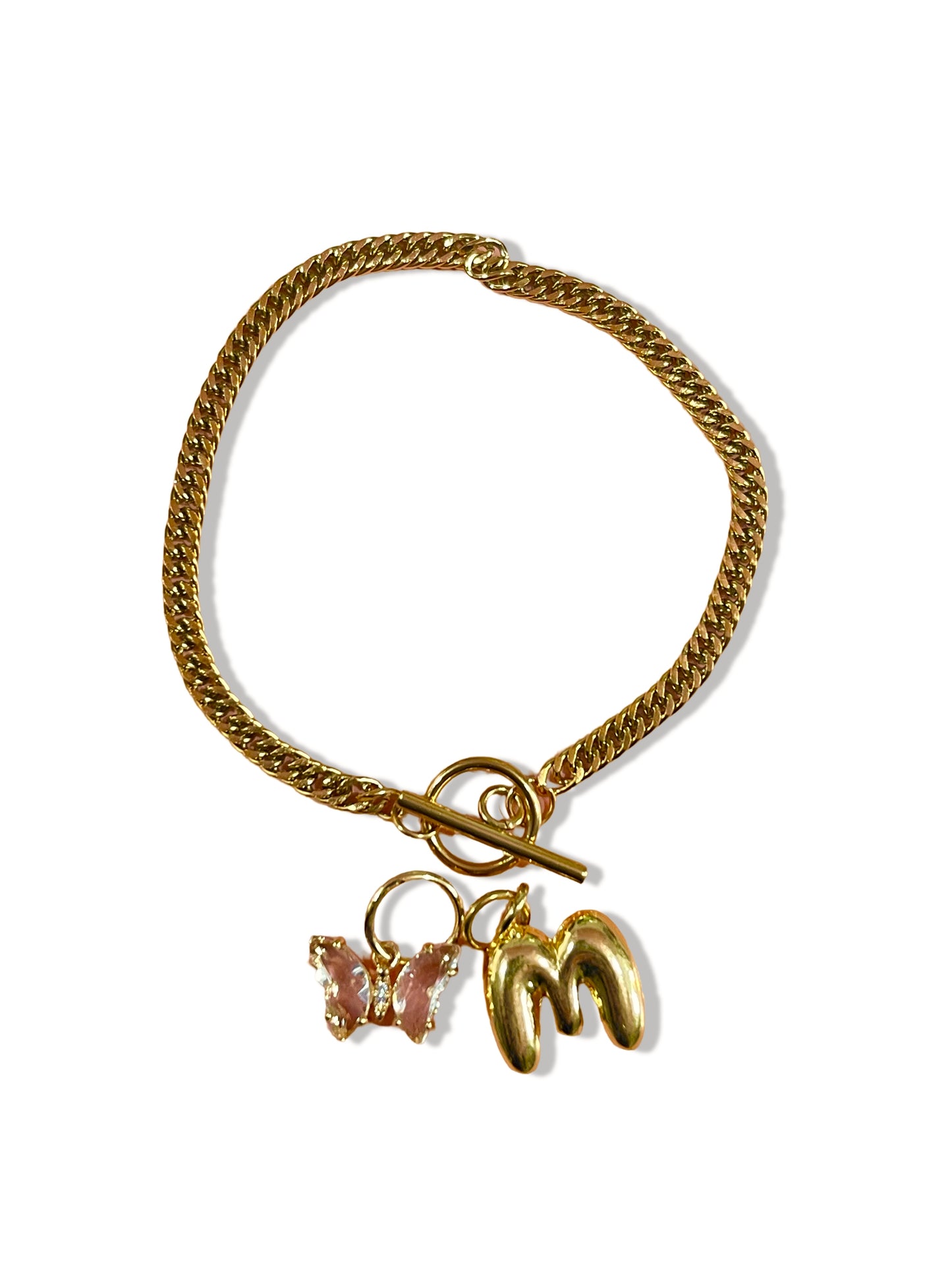 Charm Necklace/Bracelet- Stainless Steel