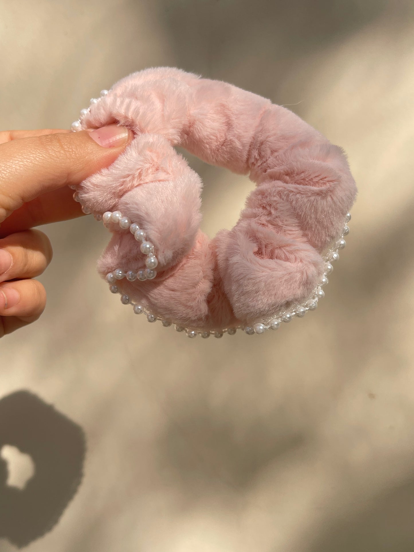 Velvet Pearl Hair Tie