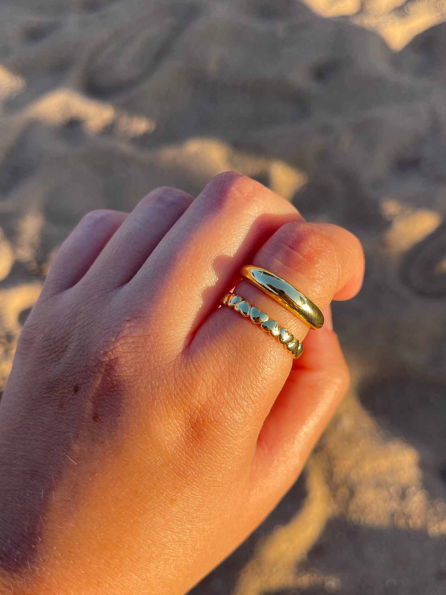 Double Layered Gold Plated Ring 2.0