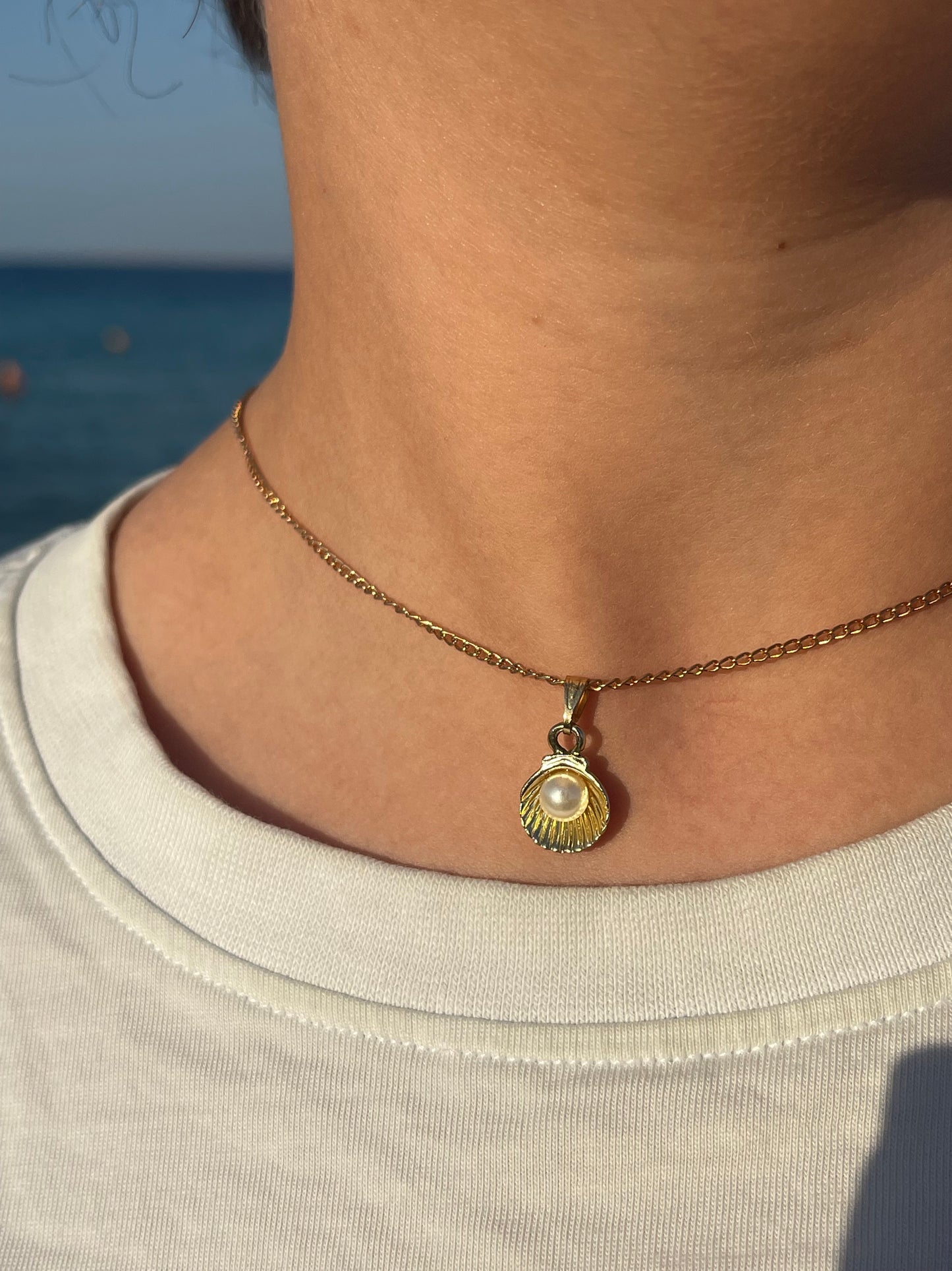 Pearl Seashell Necklace