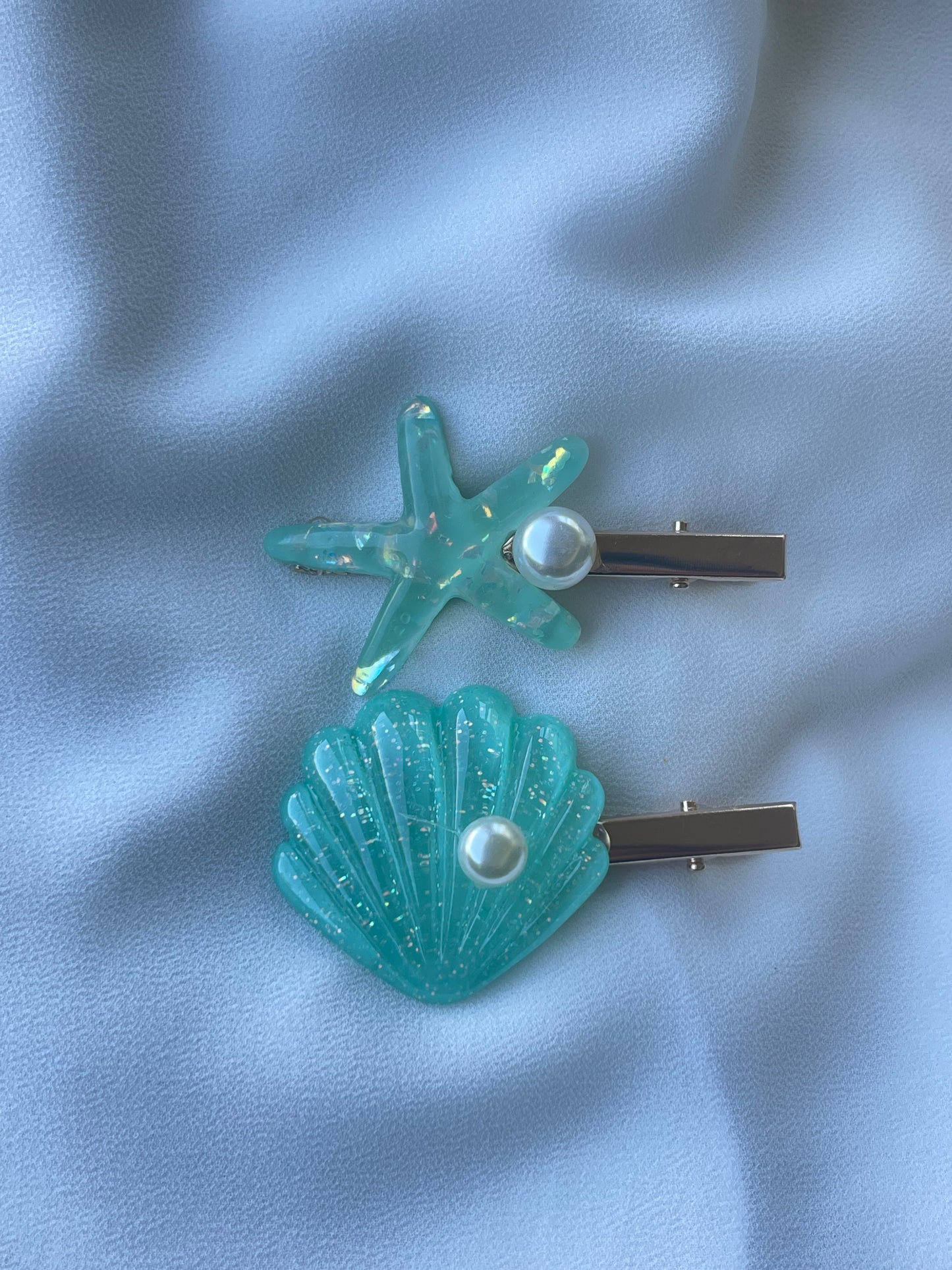 Seaside Summer Hair Pins🌊🤍✨