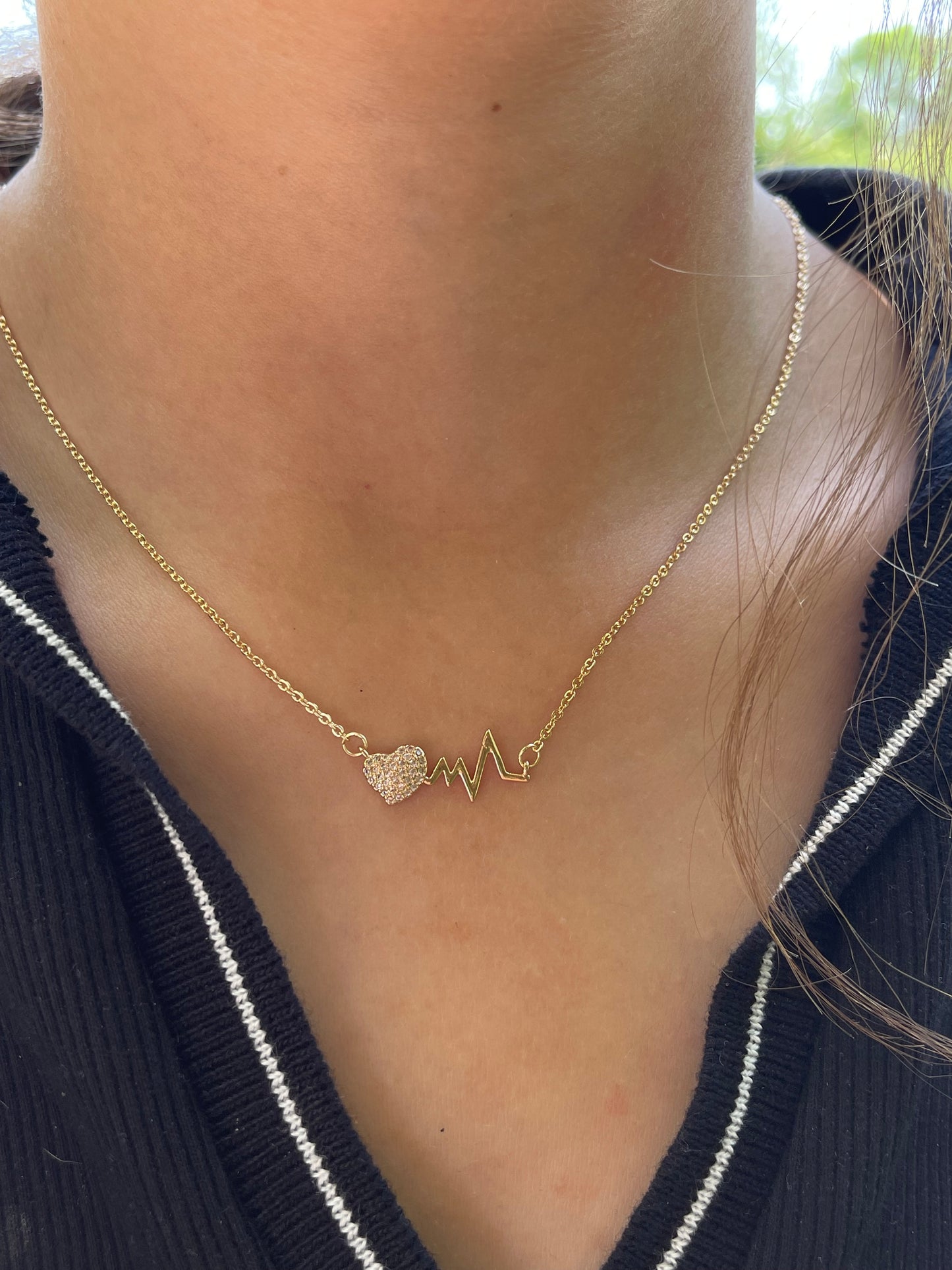 Heartbeat Necklace (Stainless Steel)