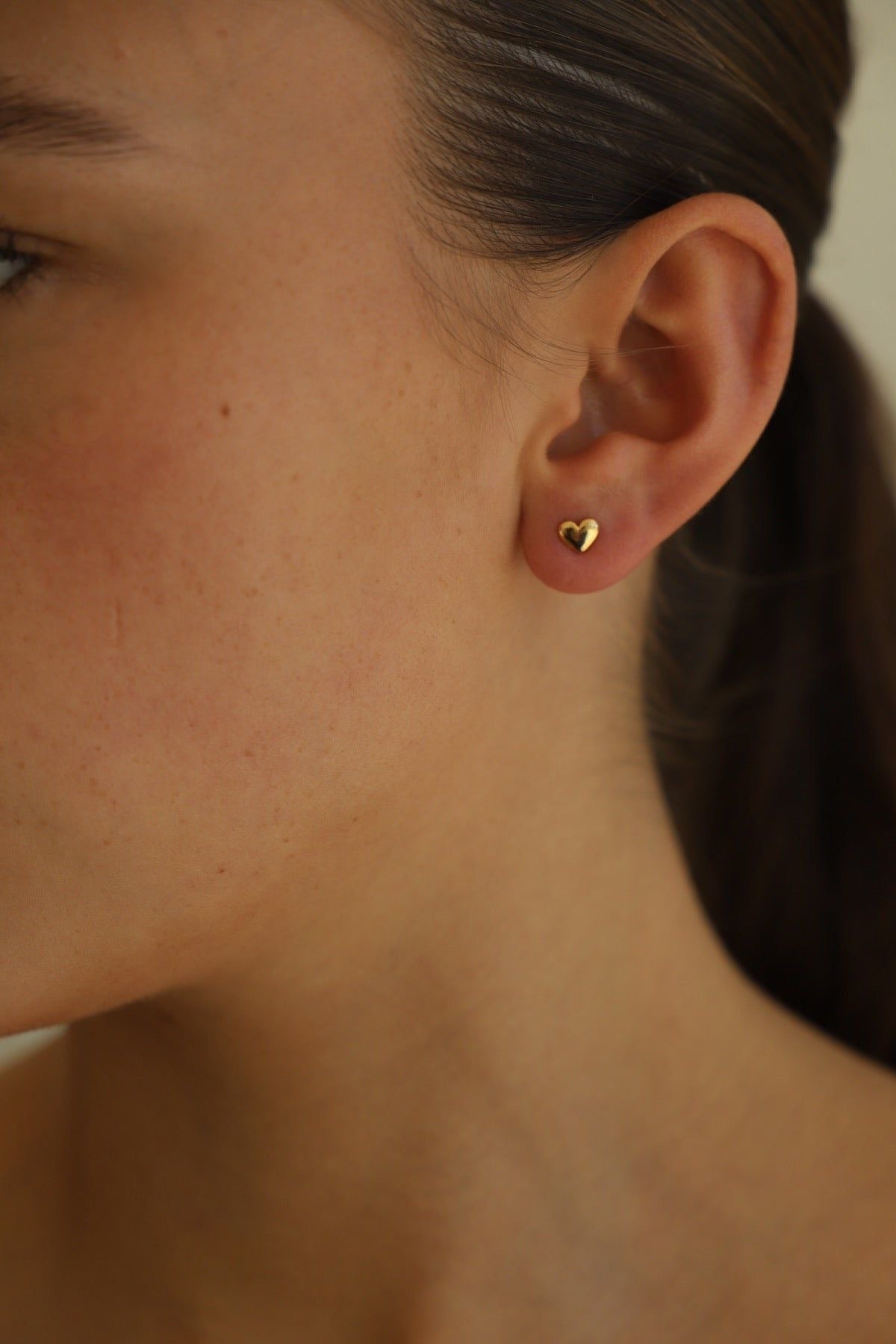 Mini Heart Stud Earrings