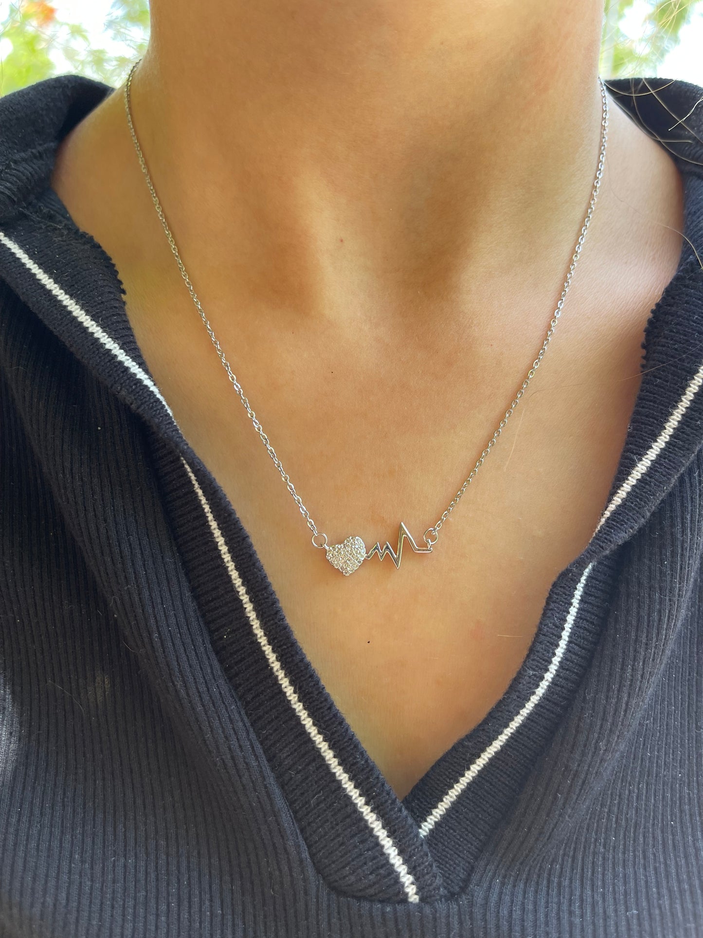 Heartbeat Necklace (Stainless Steel)