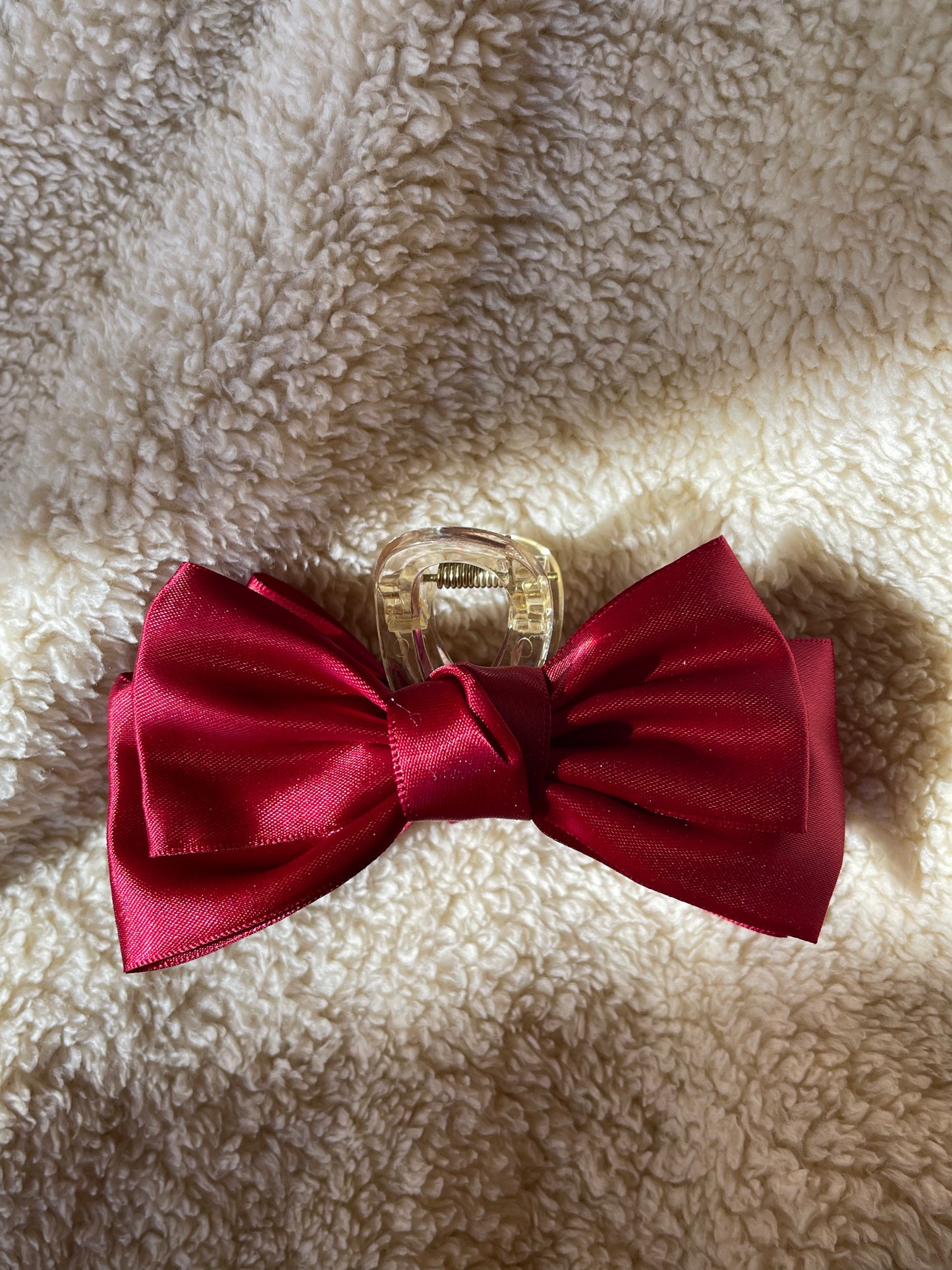 Festive Bow Tie Claw Clip