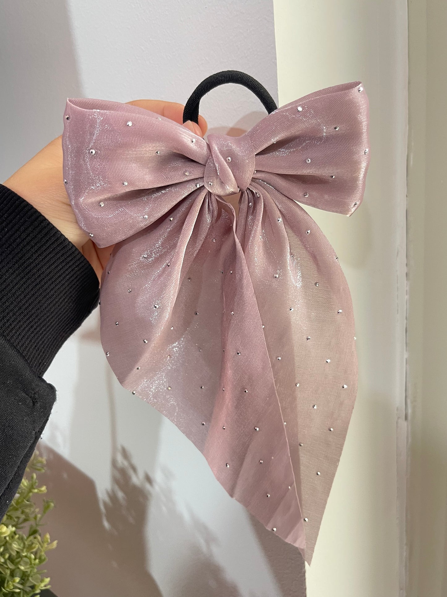 Sparkles Bow Hair Tie